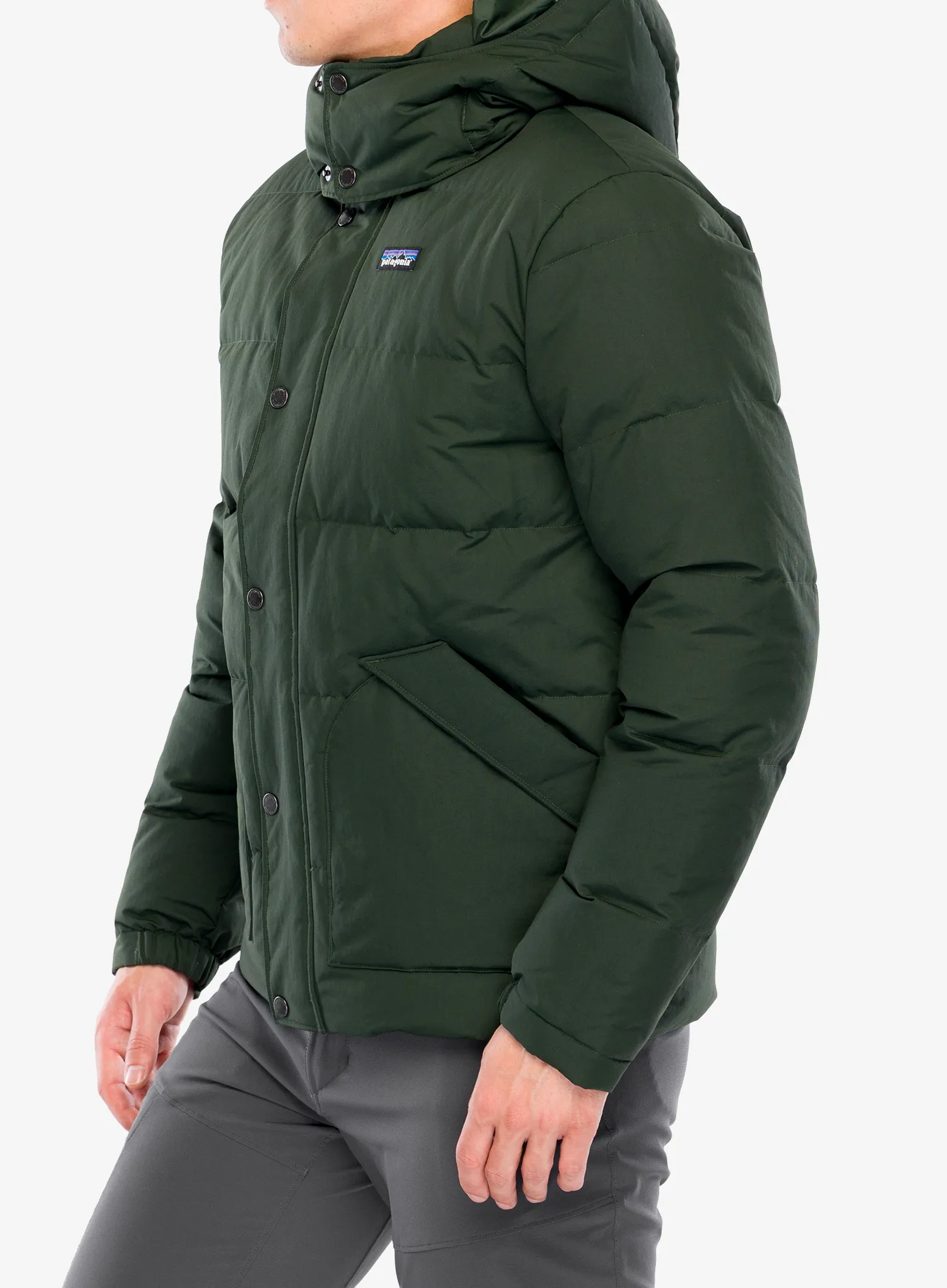 Geaca matlasata Patagonia Downdrift Jacket - old growth green