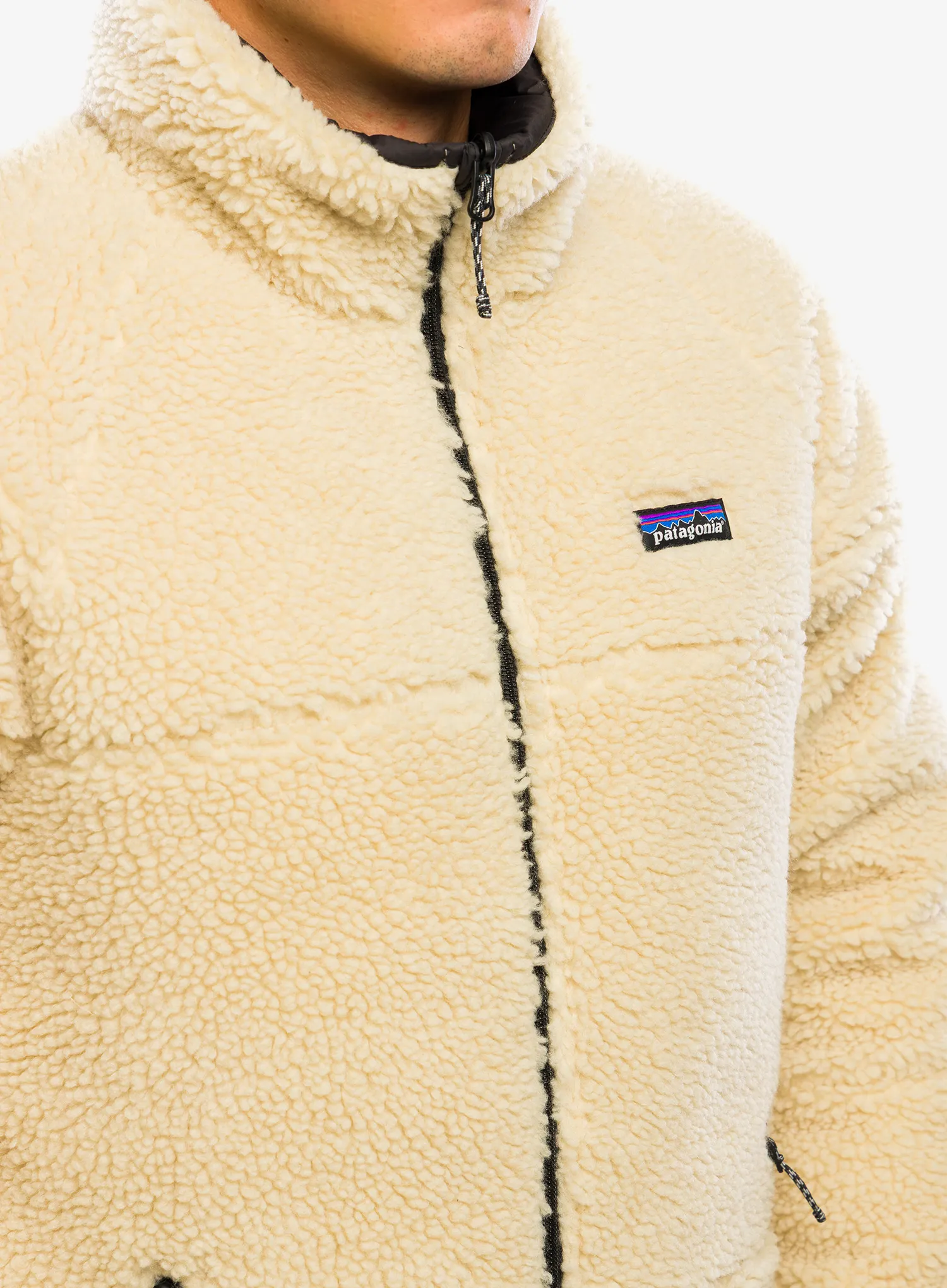 Geaca matlasata Patagonia Reversible Silent Down Jacket - black