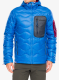 Geaca matlasata Peak Performance Helium Utility Down Hood Jacket - azure ascent/mountain mist