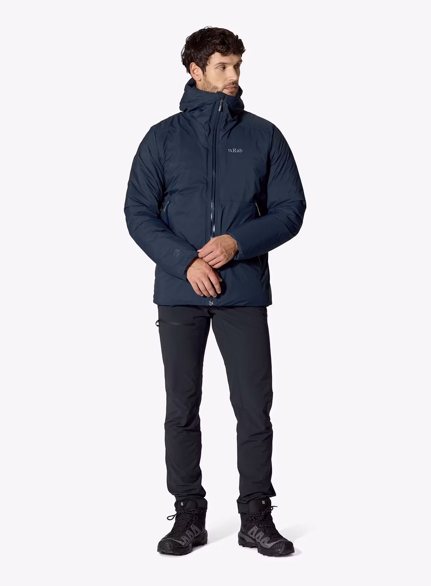 Geaca matlasata Rab Microlight Shield Jacket - blue galaxy