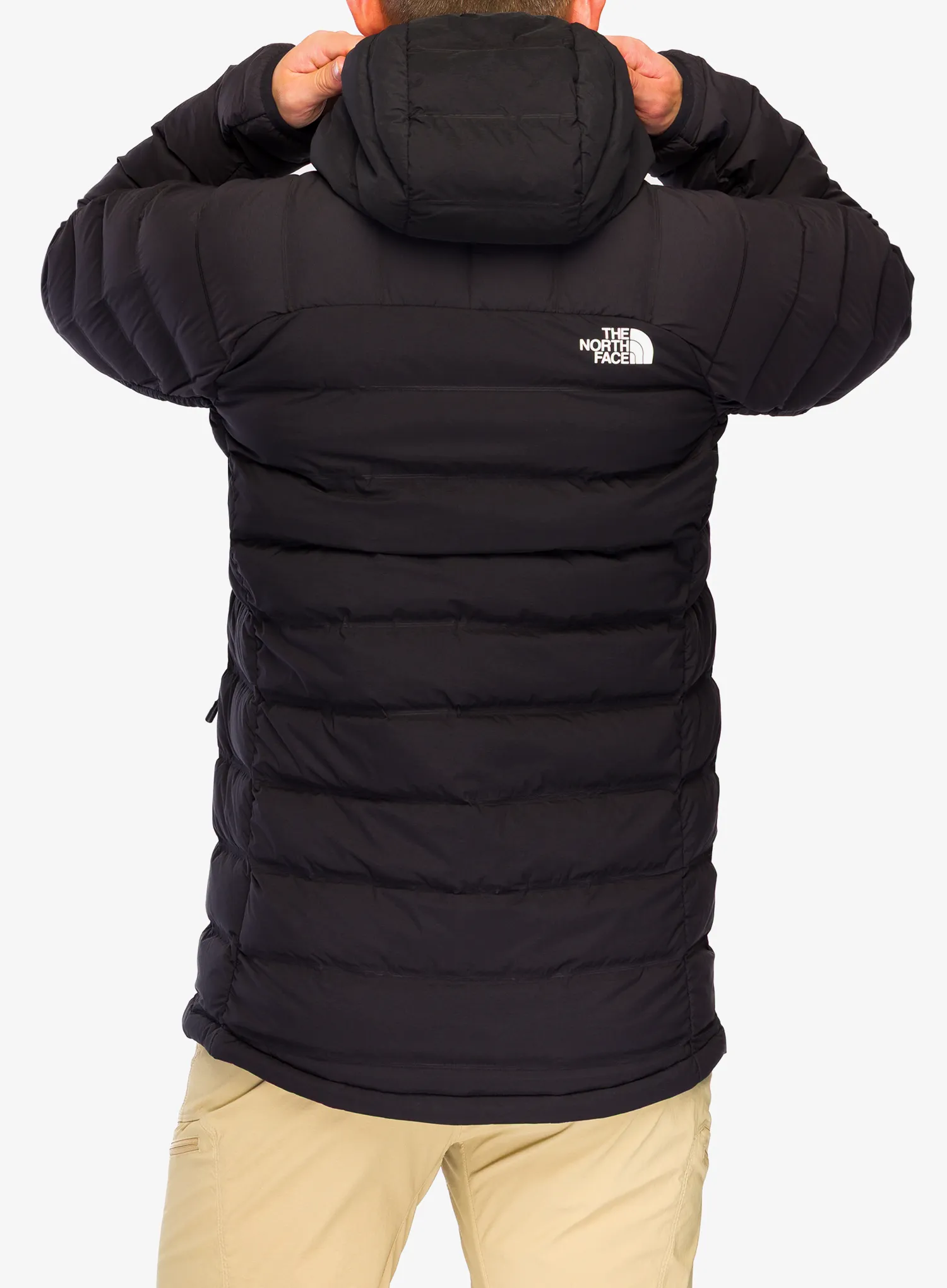 Geaca matlasata The North Face Abseil Stretch Down Hoodie - tnf black