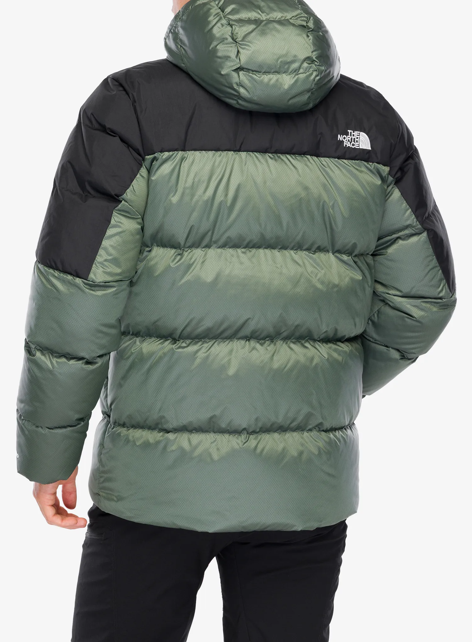 Geaca matlasata The North Face Diablo Down 2.0 Hoodie - bark mist black heather