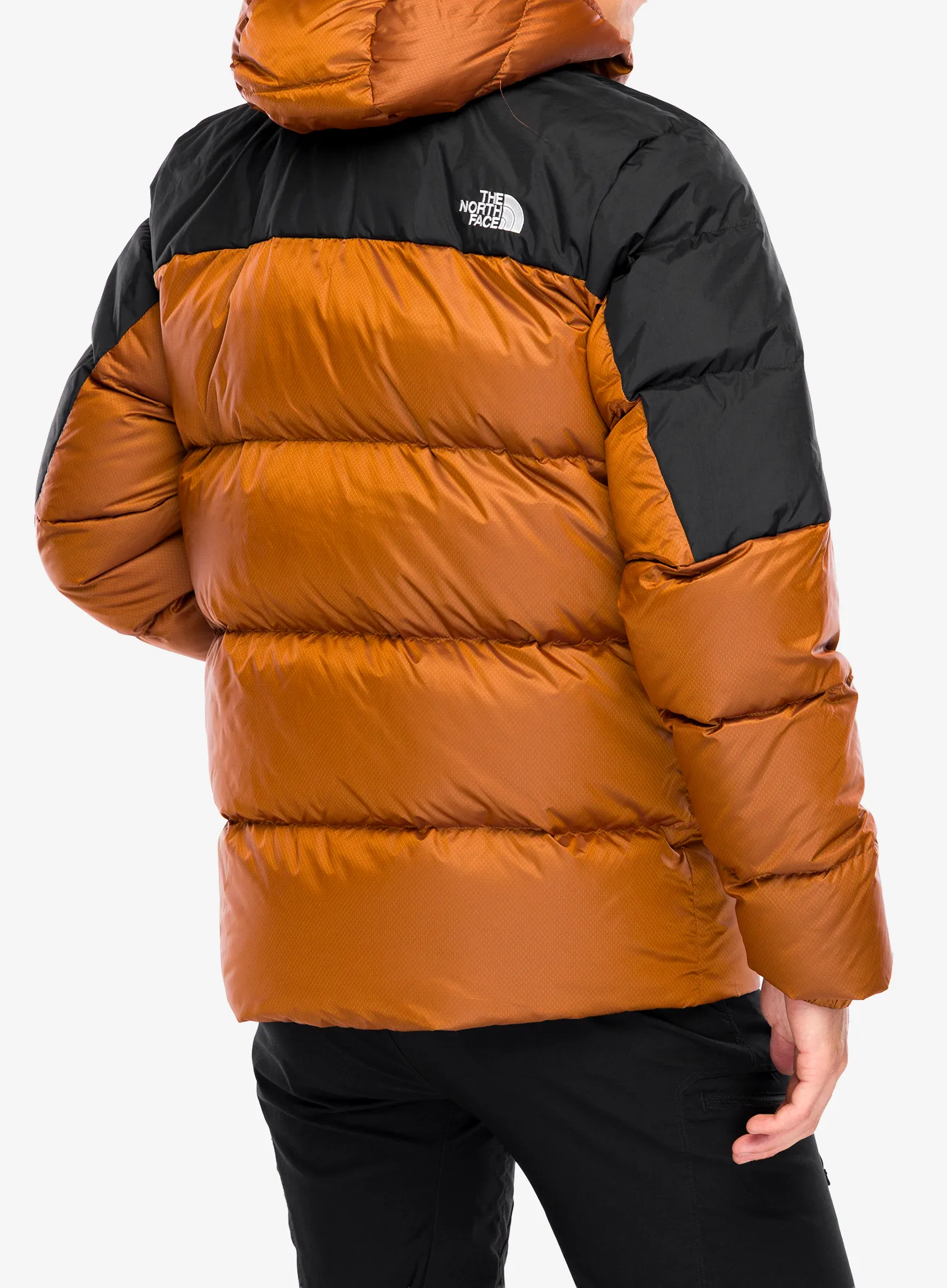 Geaca matlasata The North Face Diablo Down 2.0 Hoodie - mushroom ember black heather