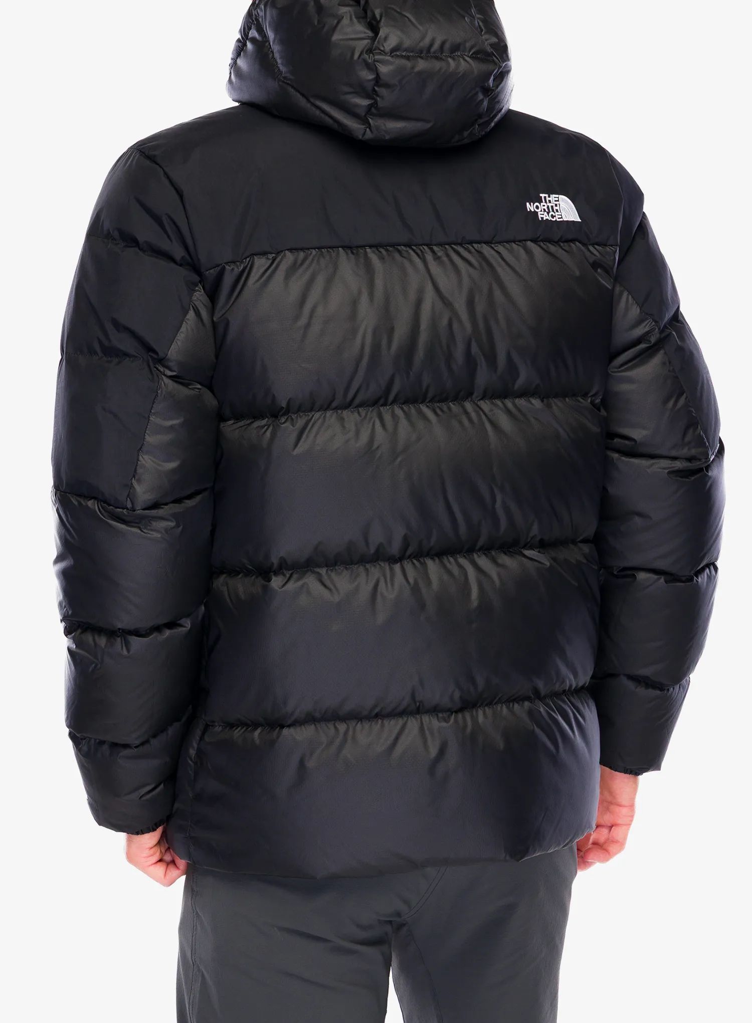 Geaca matlasata The North Face Diablo Down 2.0 Hoodie - tnf black heather/tnf black