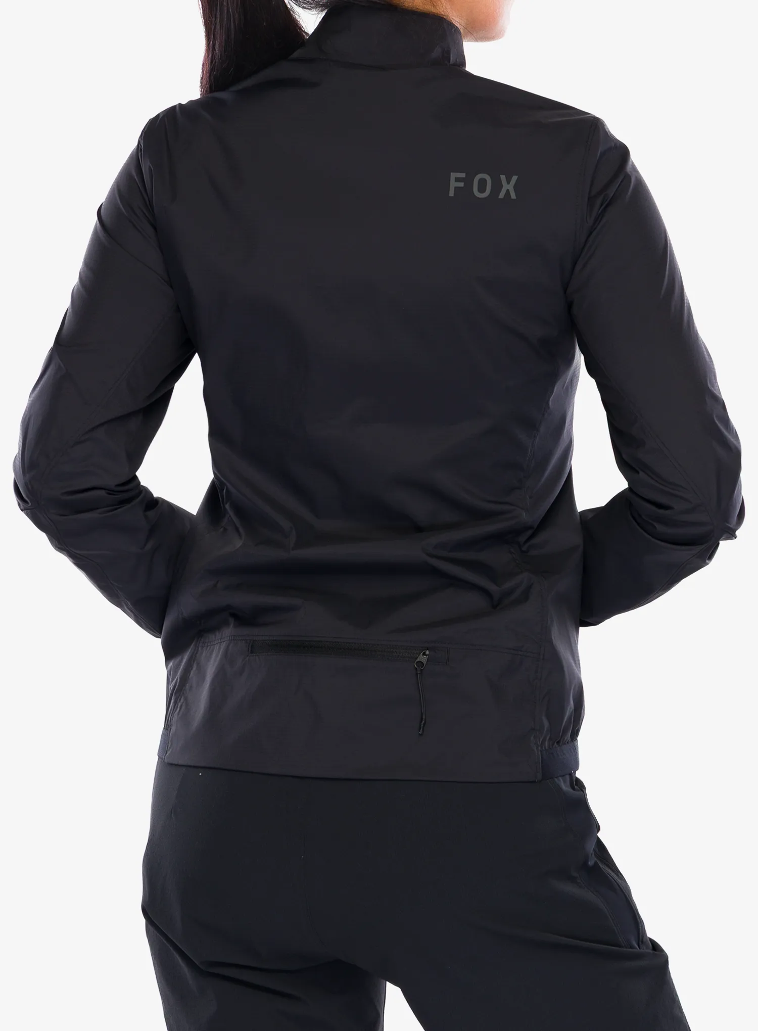 Geaca ciclism femei Fox Ranger Wind Jacket - black/black