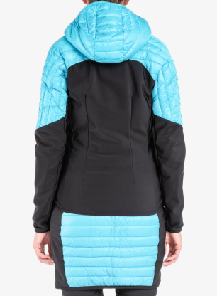 Geaca hibridă femei Montura Peak Hybrid Hooded Jacket - turquoise