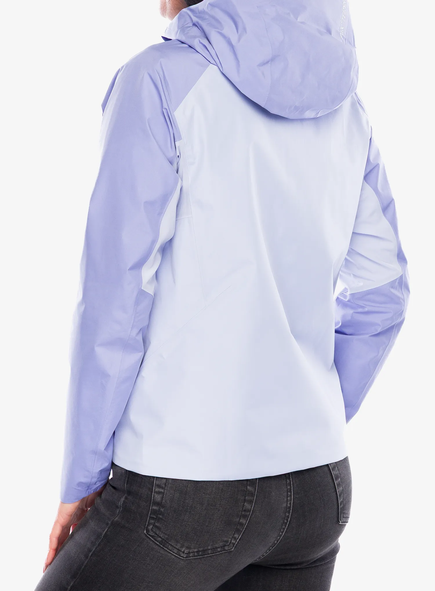 Geaca softshell femei Arcteryx Solano Hoody - moonstone/lt moonstone