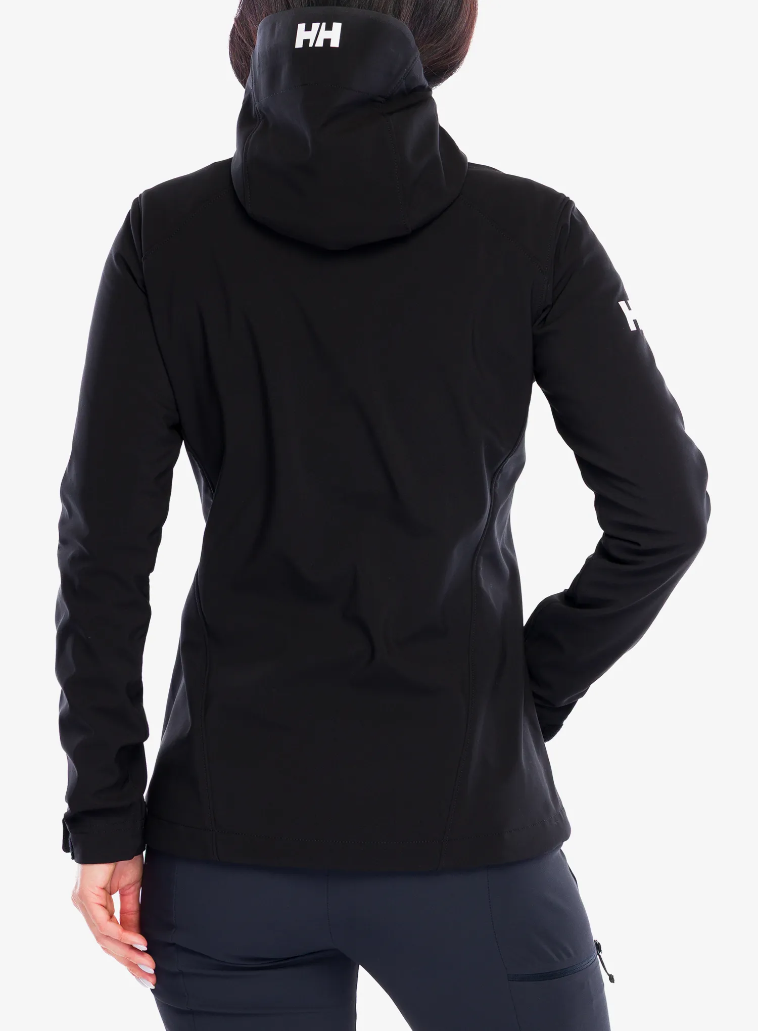 Geaca softshell femei Helly Hansen W Paramount Hood Softshell Jkt - black
