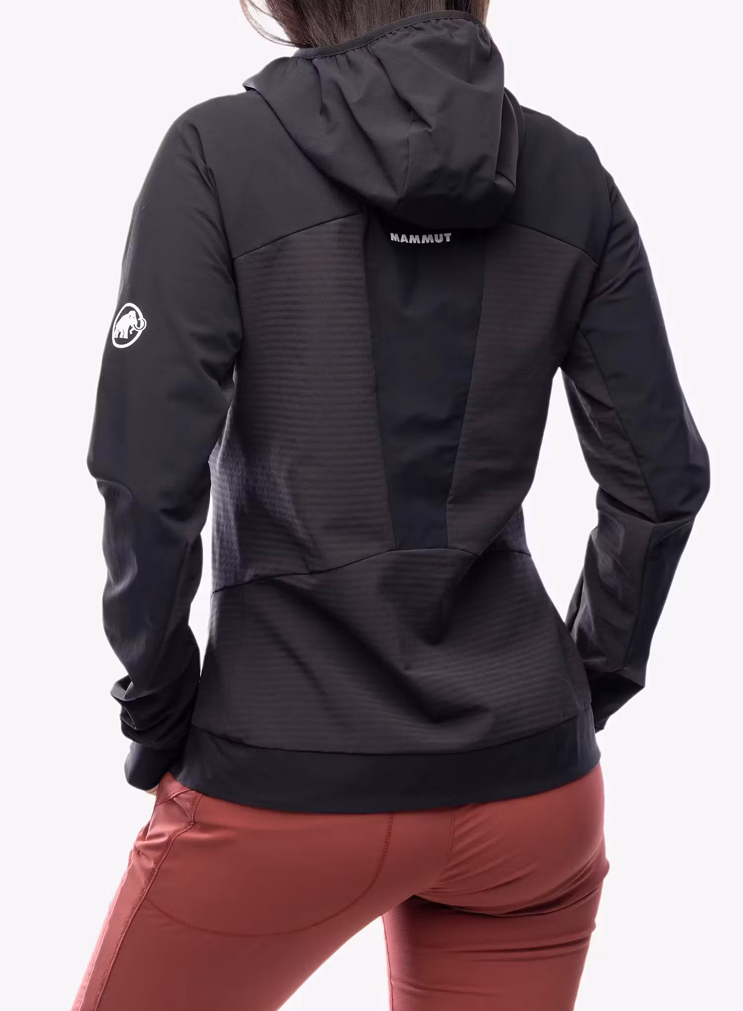 Geaca softshell femei Mammut Aenergy SO Hybrid Hooded Jacket - black