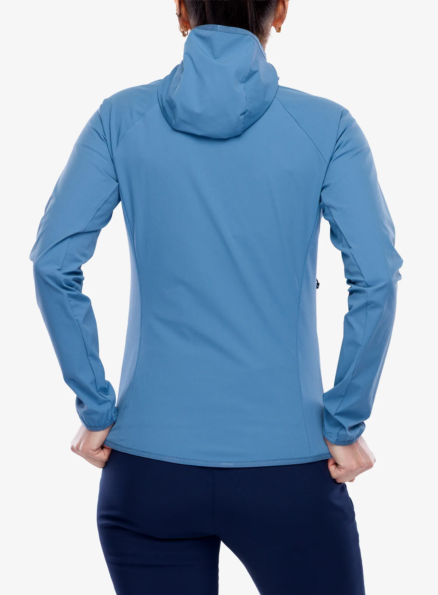 Geaca softshell femei Millet Kamet Xcs Light Hoodie - coronet blue