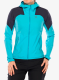 Geaca softshell femei Montura Rise Hooded Jacket - turquoise/graphite blue