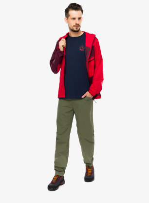 Geaca Softshell La Sportiva Freeway Wind Jacket - mountain red/redwood