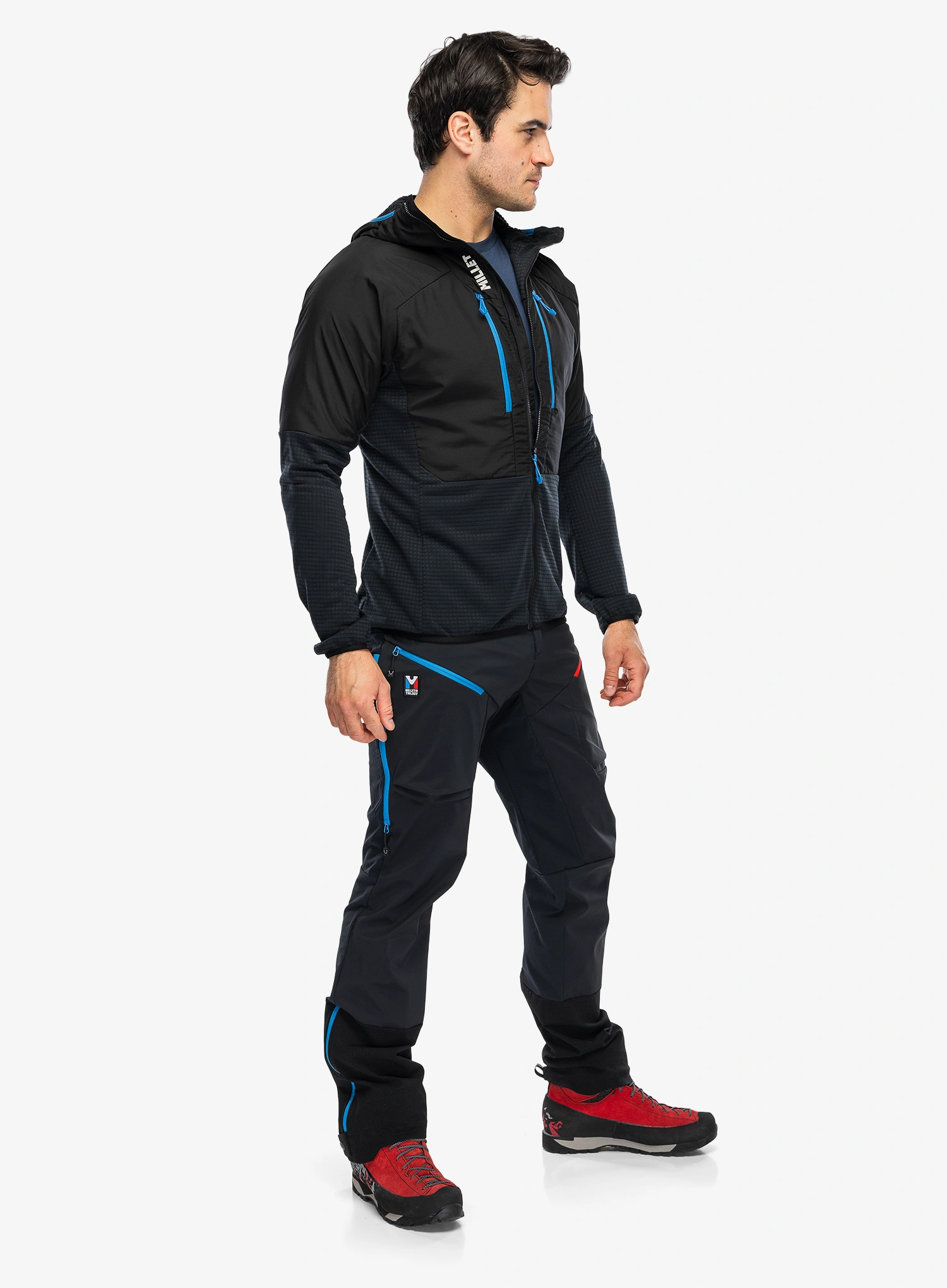 Geaca Softshell Millet Parmelan Hybrid Hoodie - black/noir