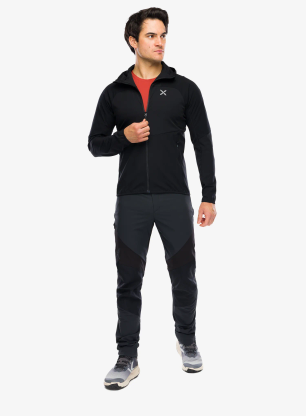 Geaca Softshell Montura Rise Hooded Jacket - black