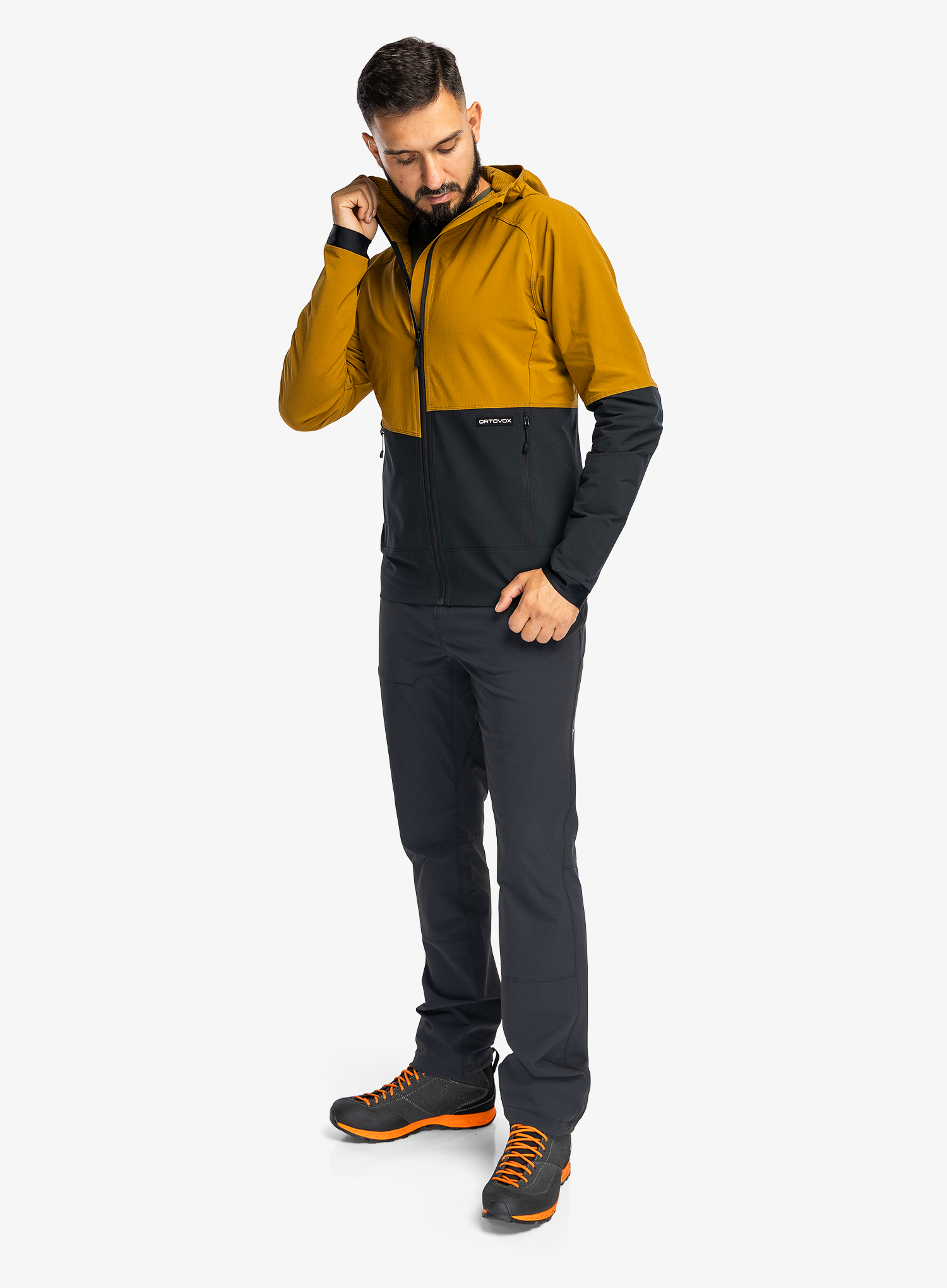 Geaca Softshell Ortovox Venet Softshell Hooded Jacket - dark cumin