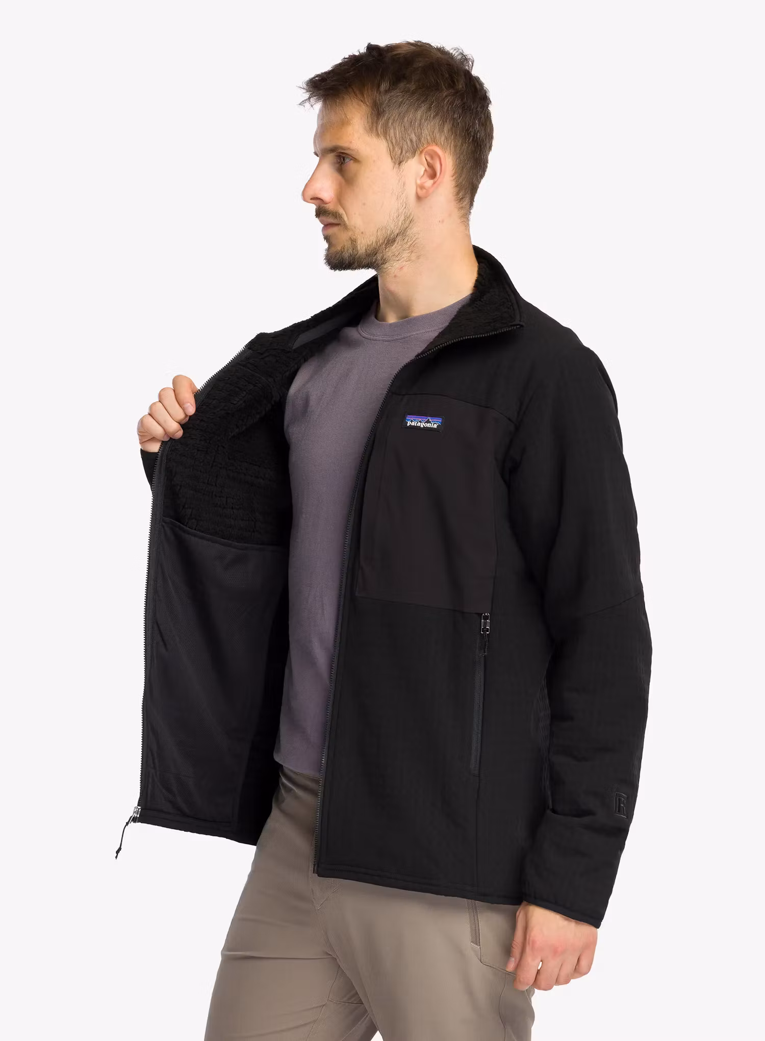 Geaca Softshell Patagonia R2 TechFace Jacket - black