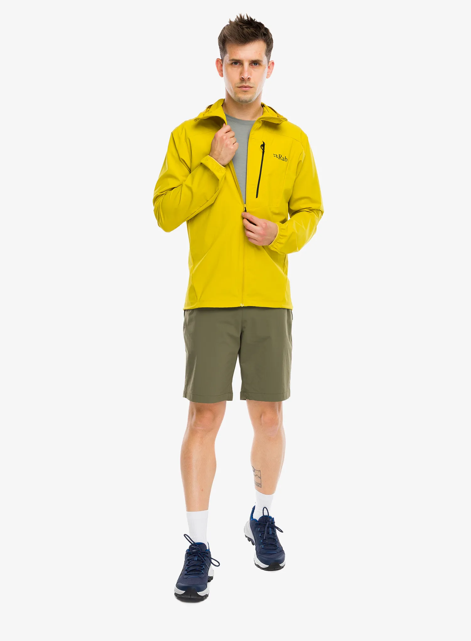 Geaca Softshell Rab Borealis Alpine Hoody - dark pollen