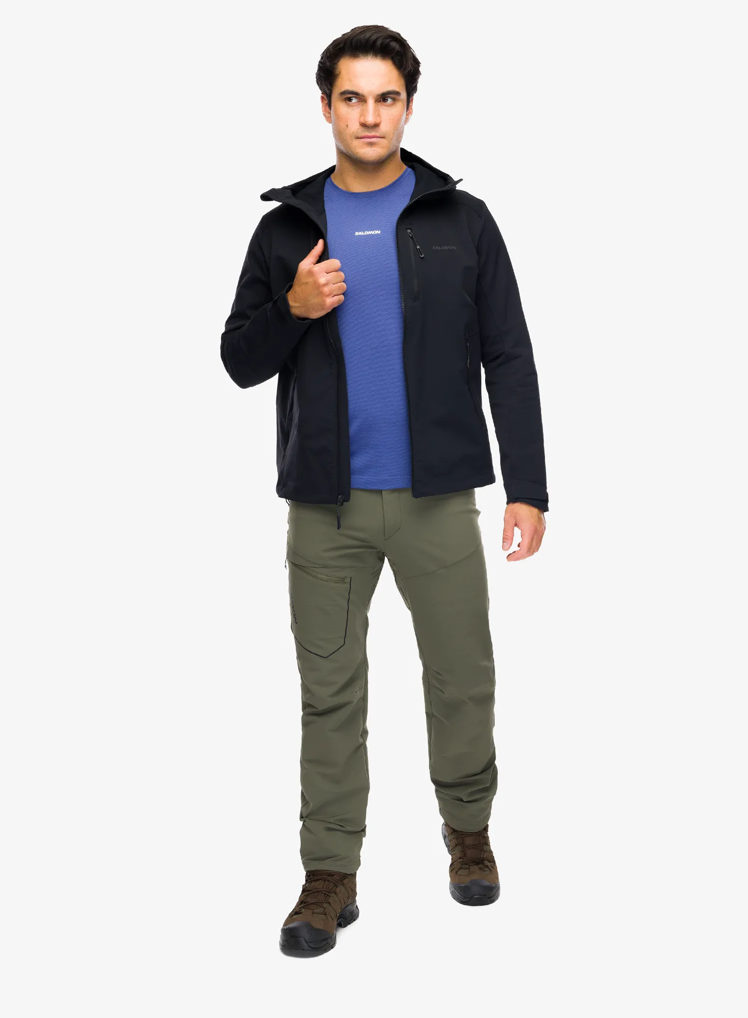 Geaca Softshell Salomon Outpeak Softshell - deep black/black