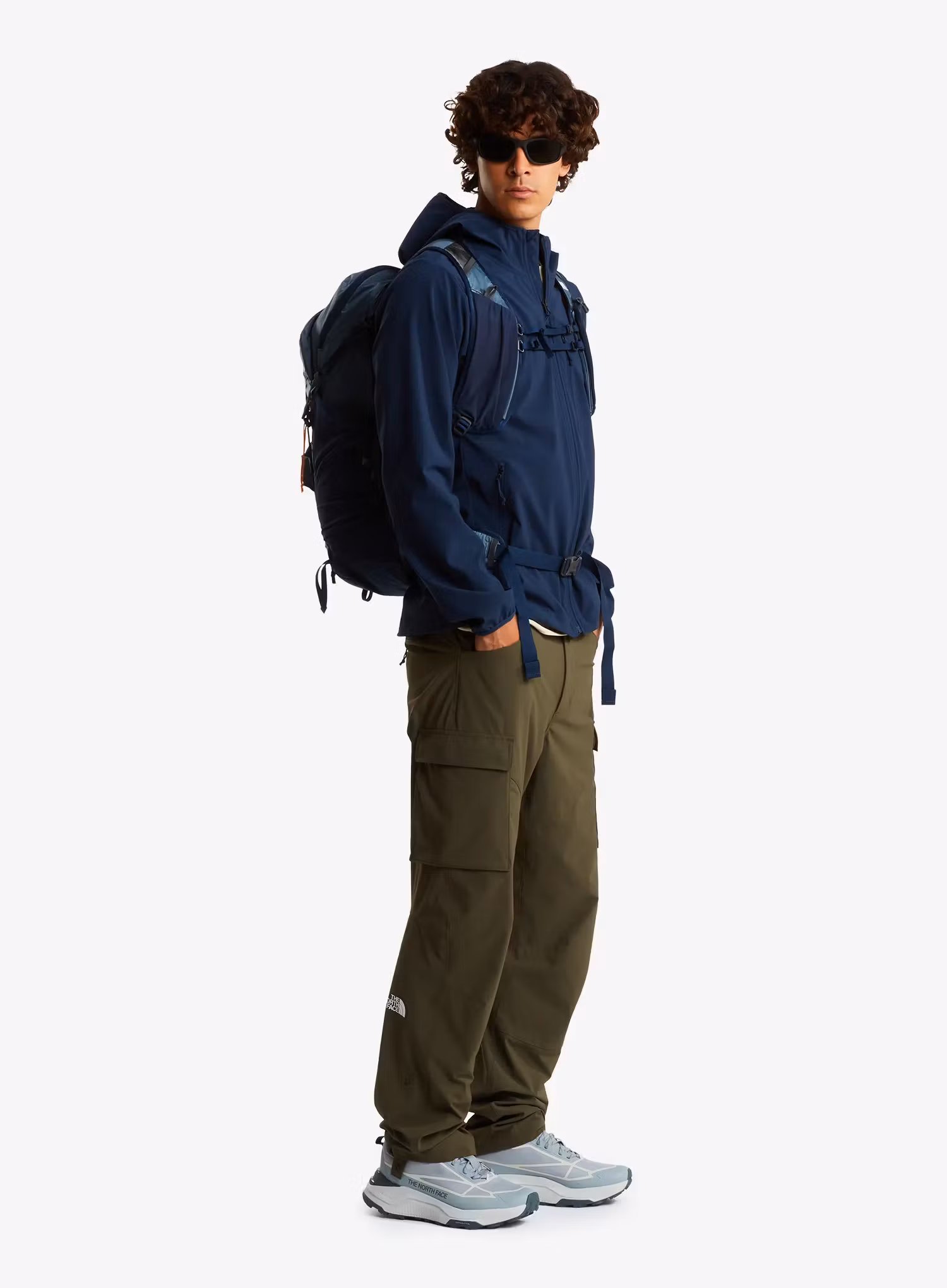 Geaca Softshell The North Face Nimble Hoodie 2 - summit navy