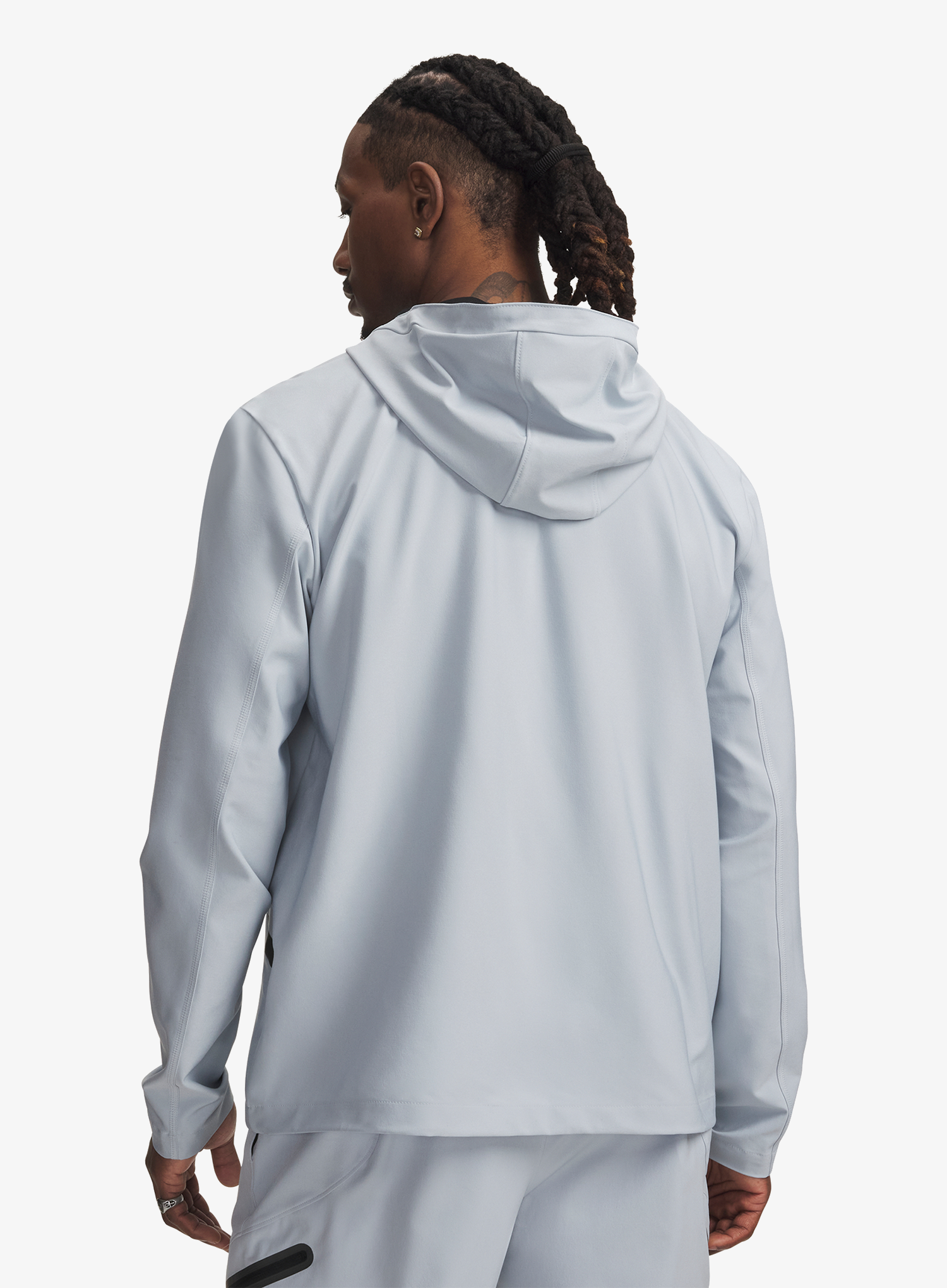 Geaca Under Armour Unstoppable Woven Jacket - blue fog/black
