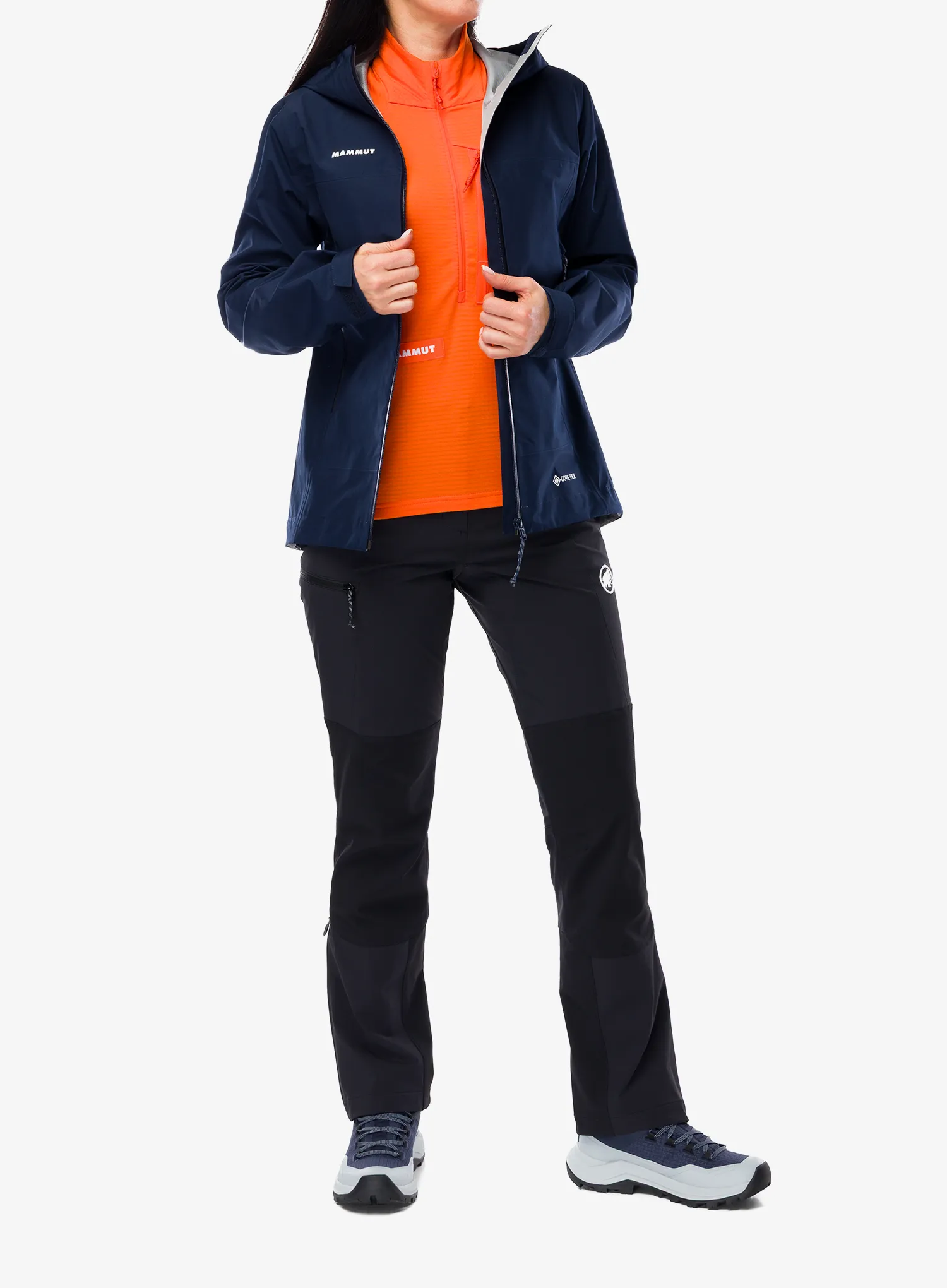Geaca de munte femei Mammut Crater Light HS Hooded Jacket - marine