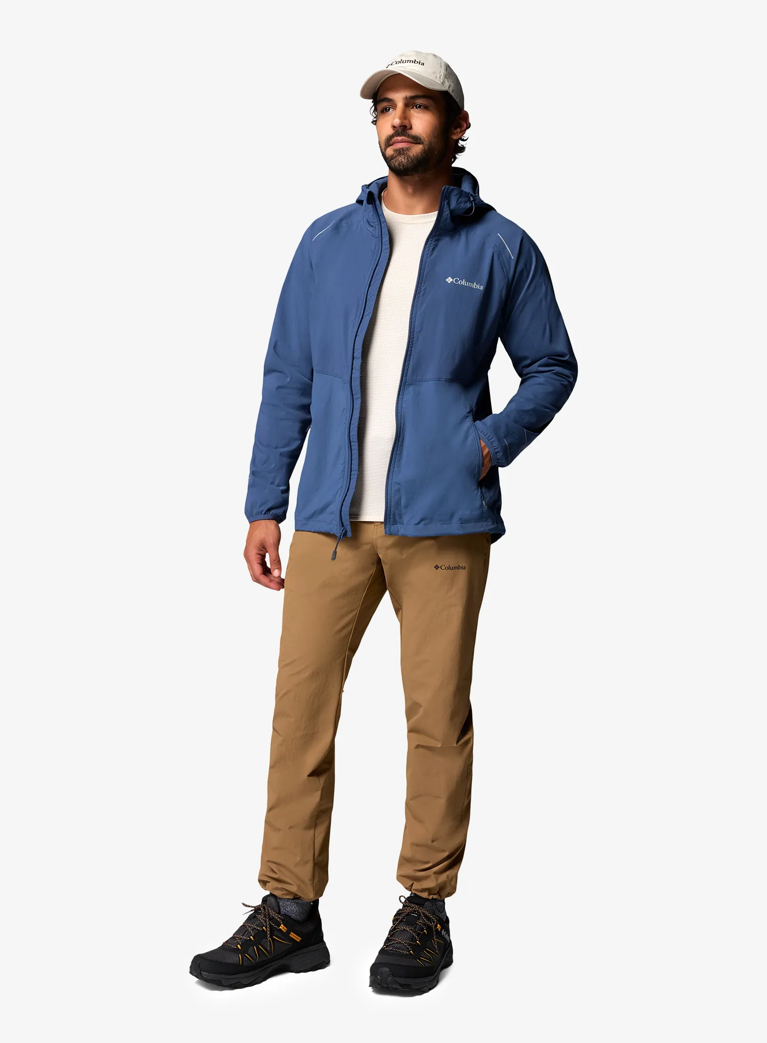 Geaca de vant Columbia Tech II Wind Full Zip - dark mountain