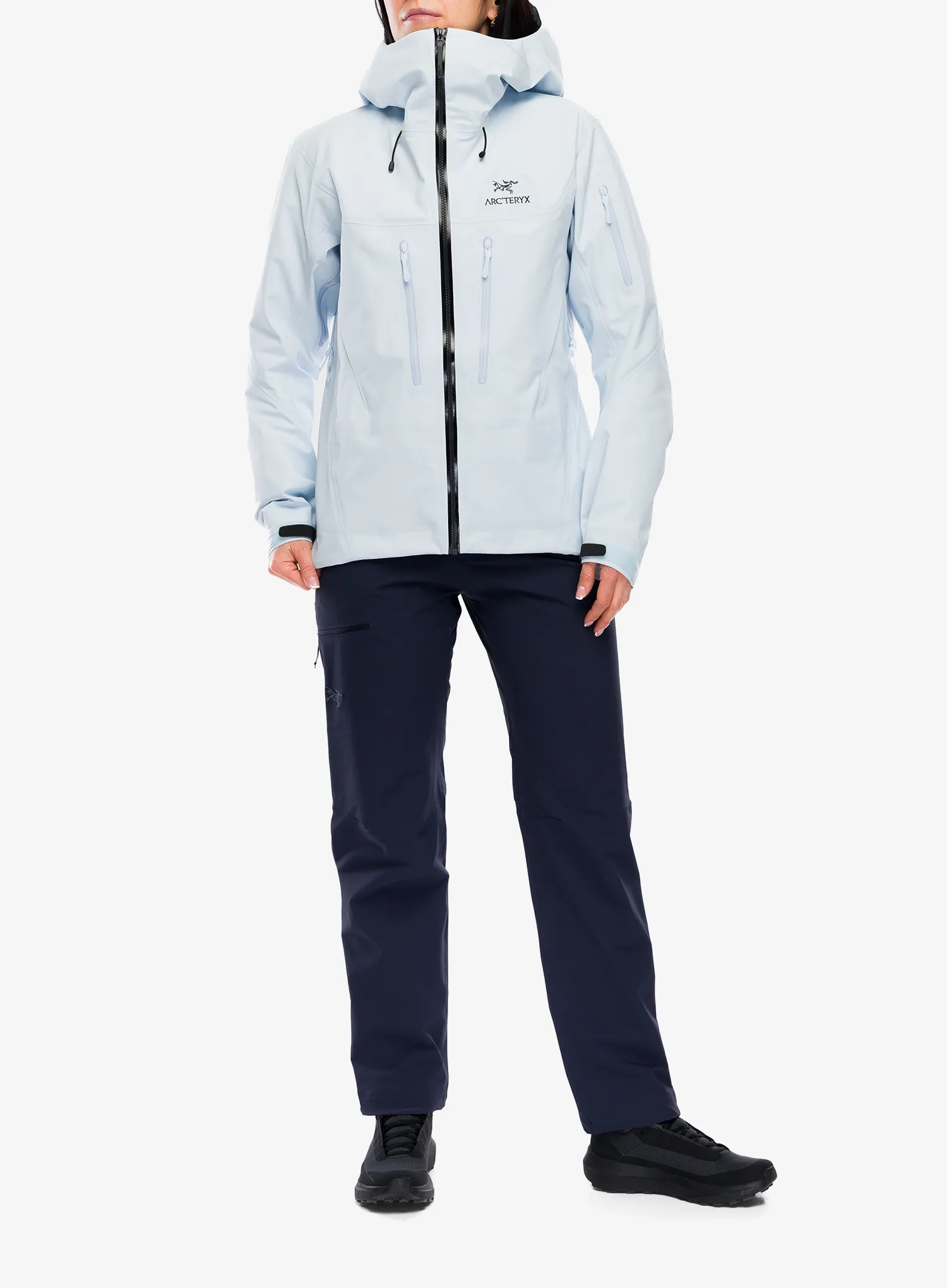 Geaca impermeabila femei Arcteryx Alpha SV Jacket - alpine blue/black