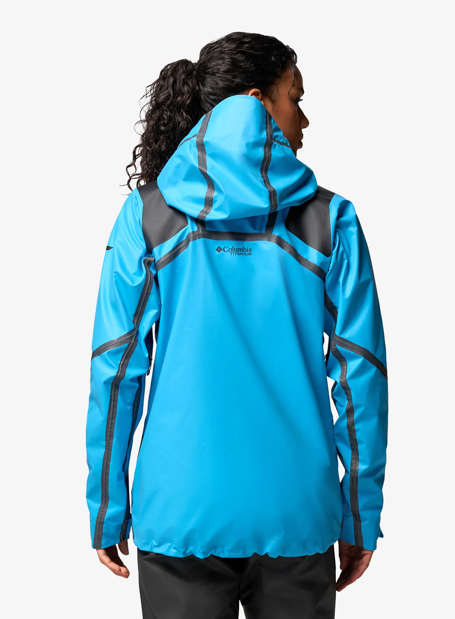 Geaca impermeabila femei Columbia Whistler Peak Shell - compass blue