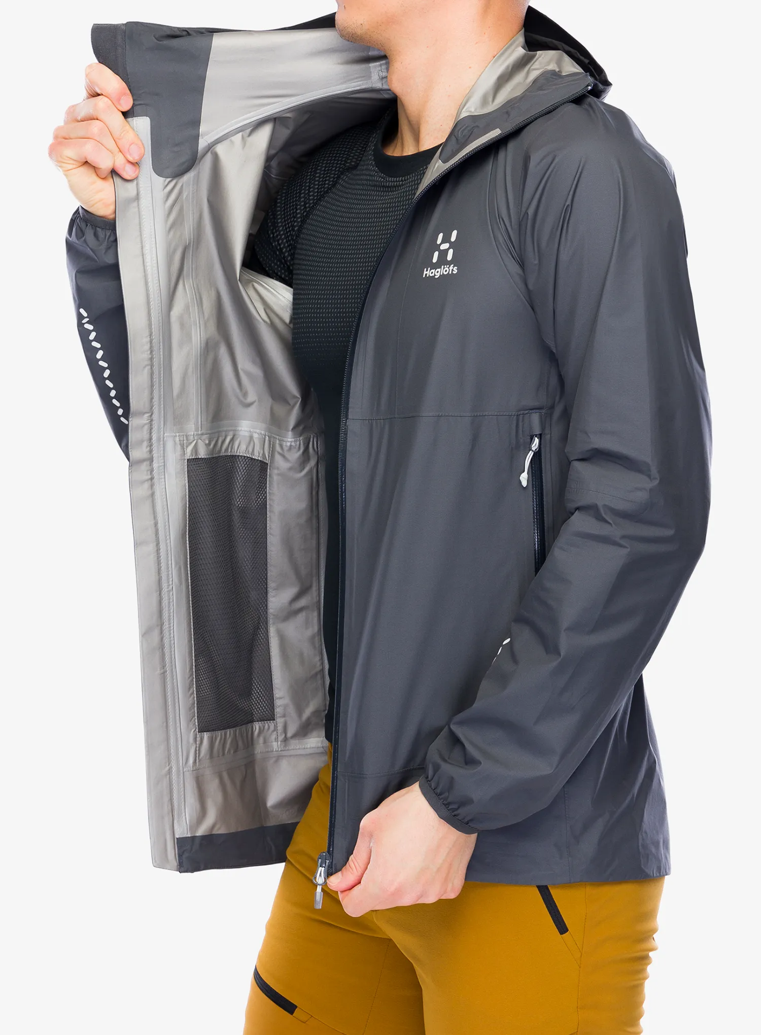 Geaca impermeabila Haglofs L.I.M GTX Jacket - magnetite | 8a.ro