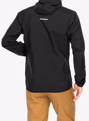 Geaca impermeabila Mammut Ducan Light HS Hooded Jacket - black