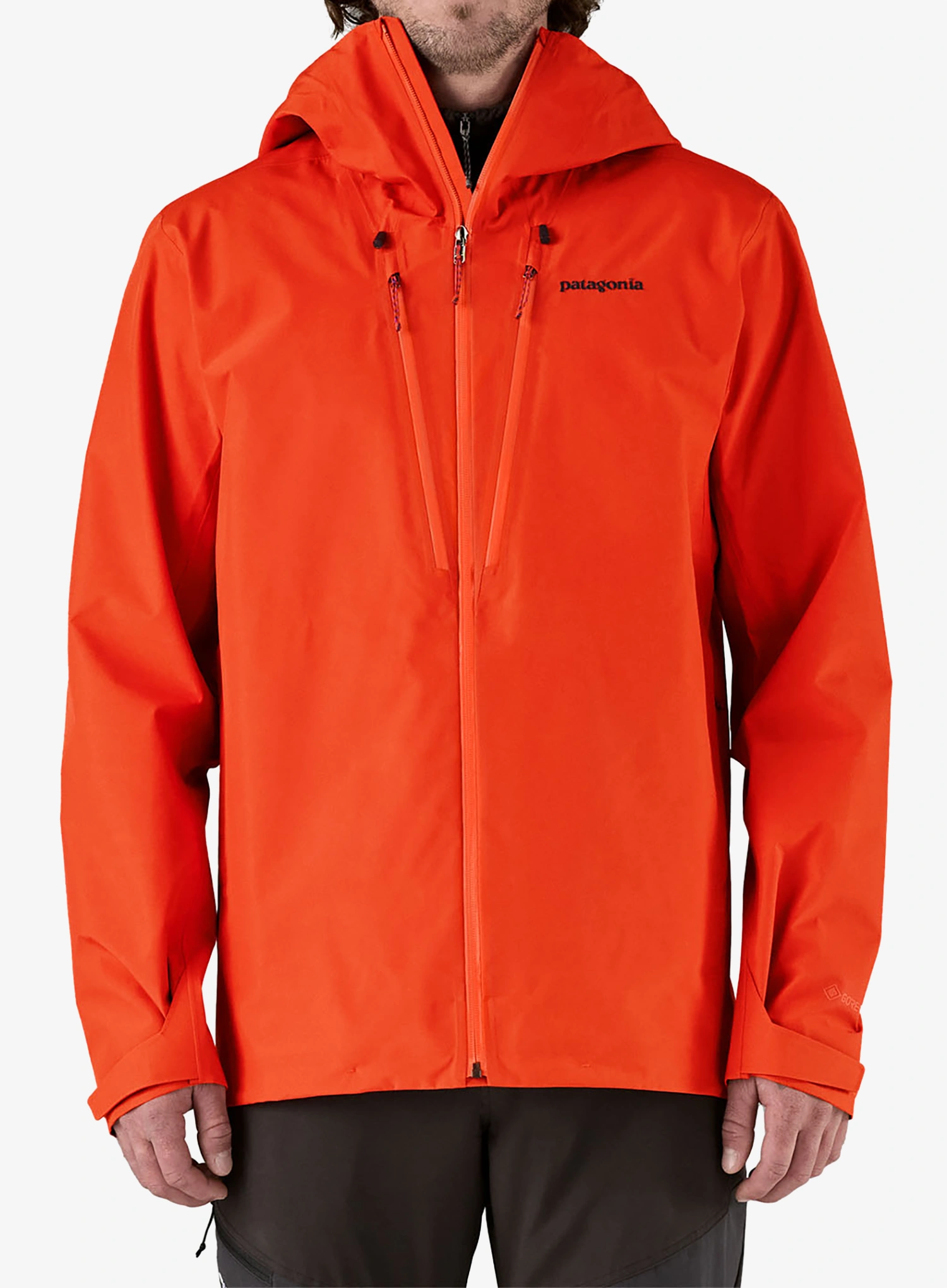 Geaca impermeabila Patagonia Triolet Jkt - pollinator orange