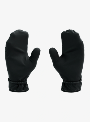 Manusi cu un deget Compressport Hurricane Waterproof Mittens - black