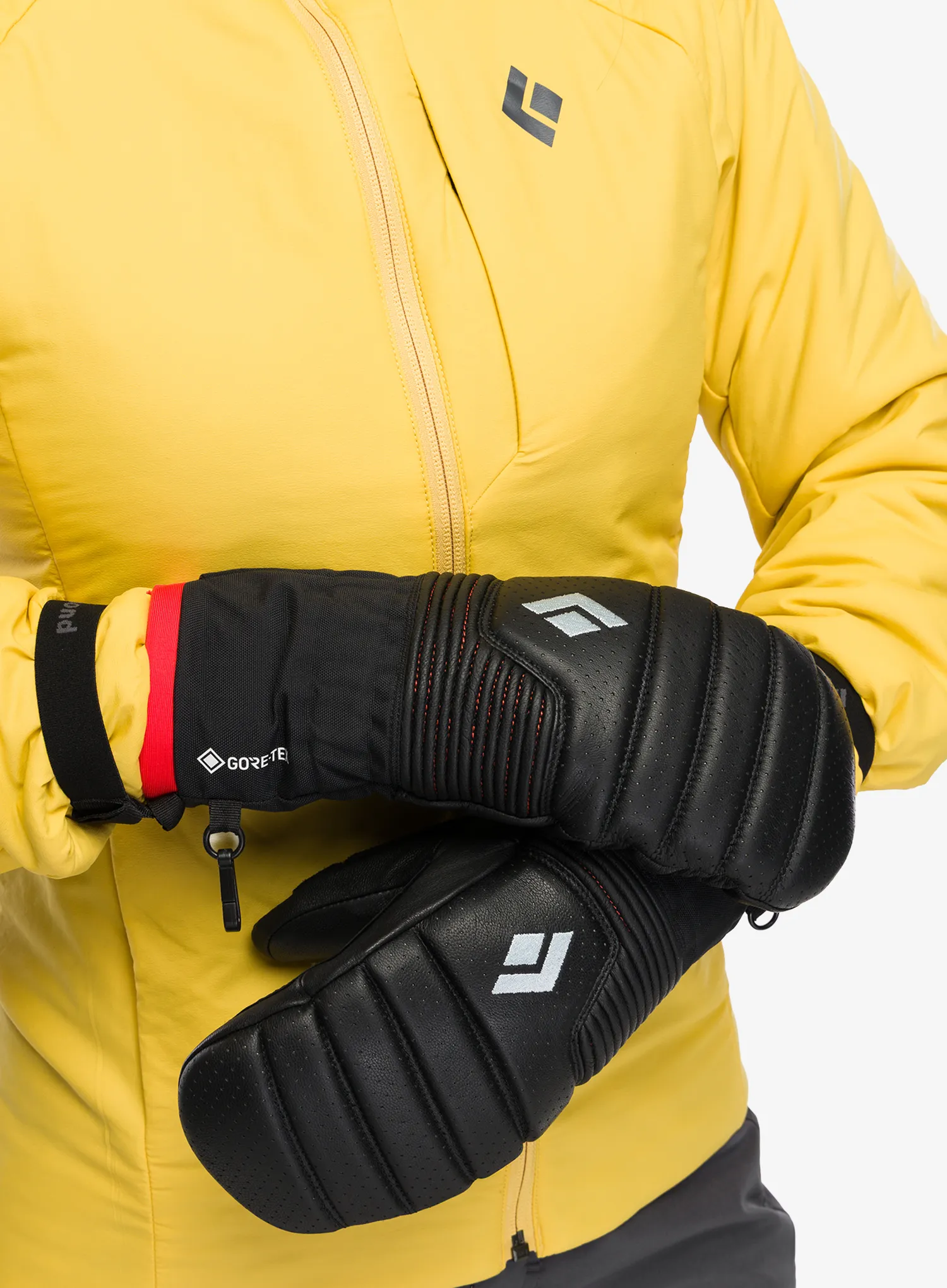 Manusi cu un deget femei Black Diamond Progression Mitts - black/black