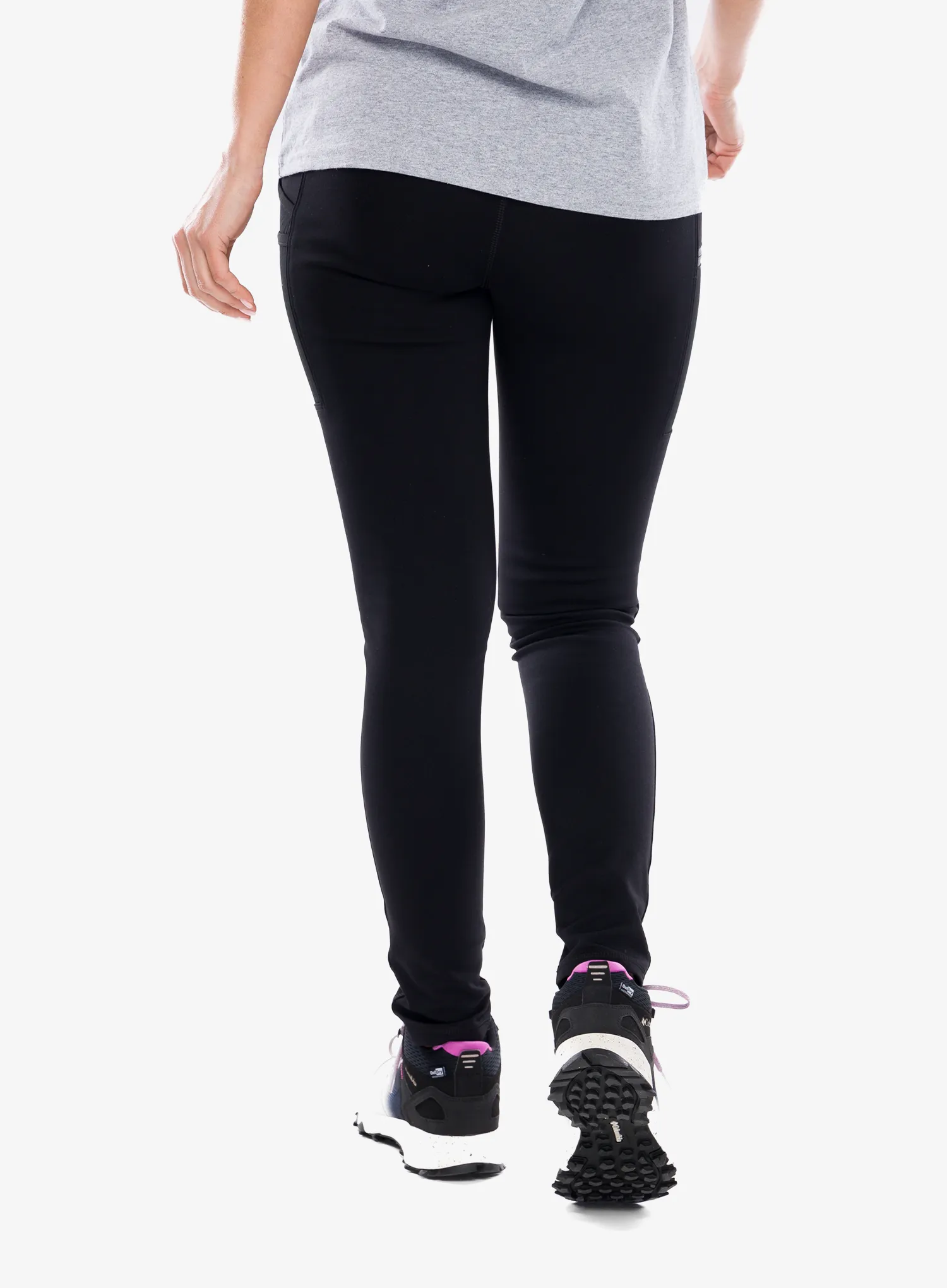 Pantaloni strâmți de damă Carhartt Force Lightweight Utility Legging - black