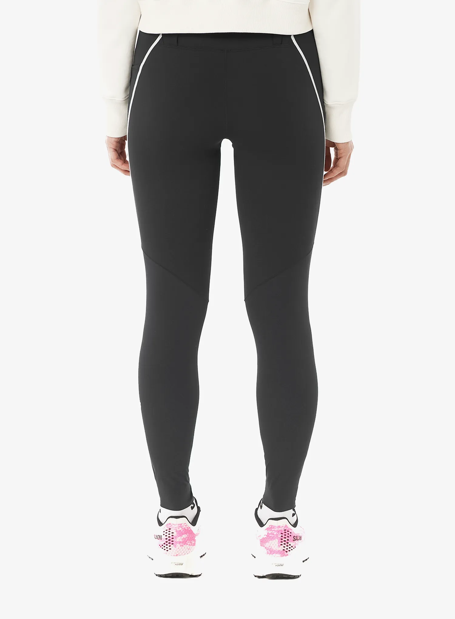 Colanti alergare femei Salomon Sense Stow Tights - deep black
