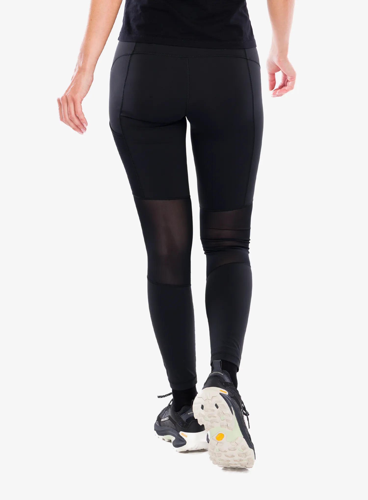 Pantaloni strâmți de damă Jack Wolfskin Kensteig Tights - black