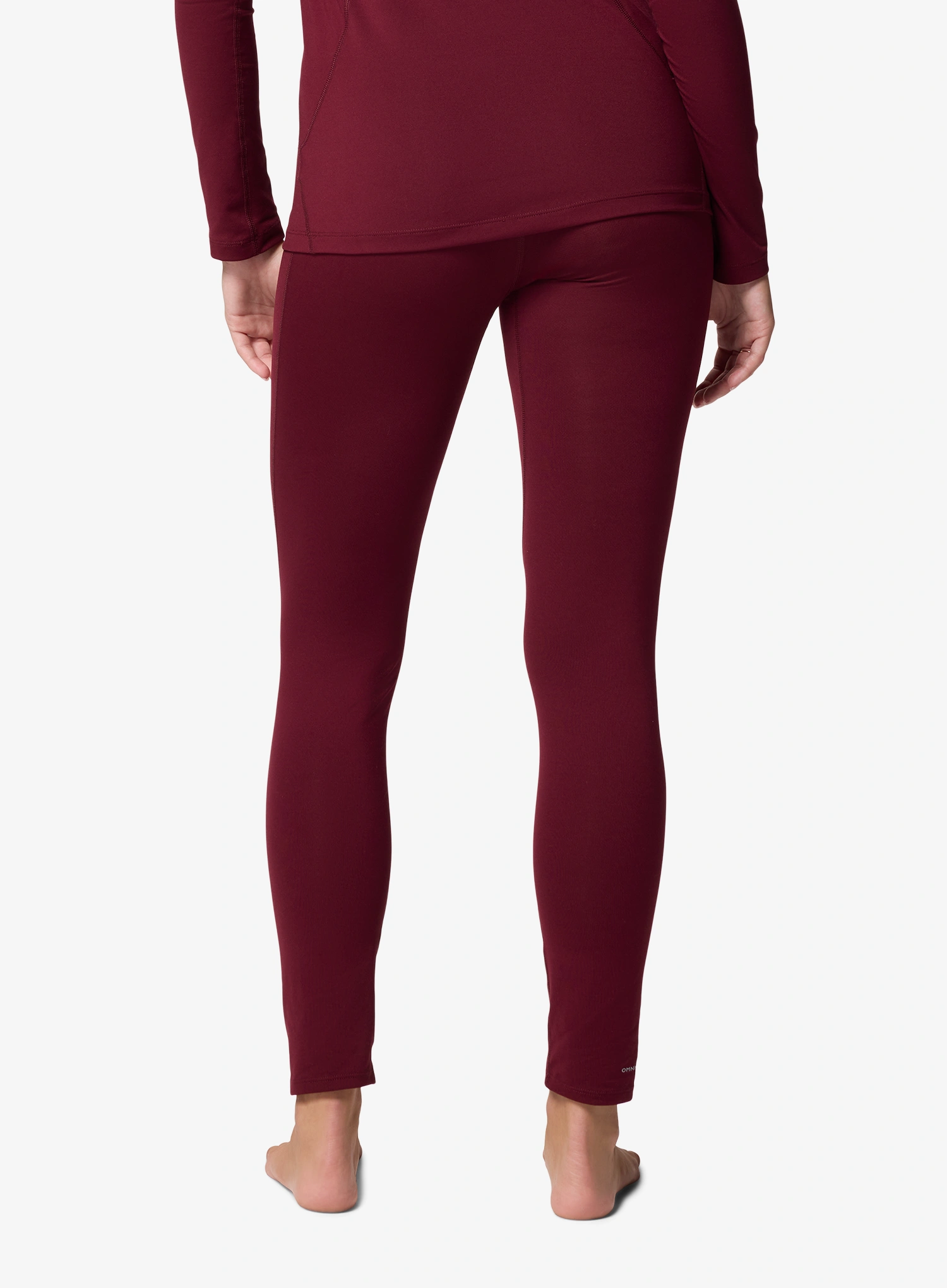 Colanti termici femei Columbia Midweight Stretch Tight - rich wine