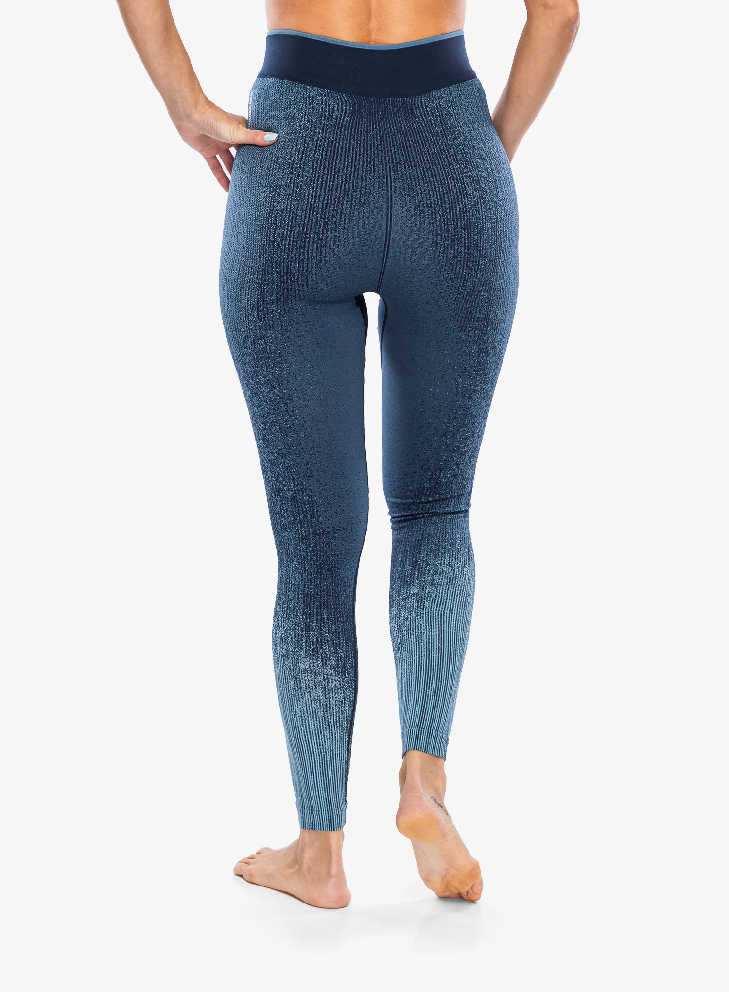 Colanti termici femei Odlo Blackcomb Eco BL Bottom Long - provincial blue