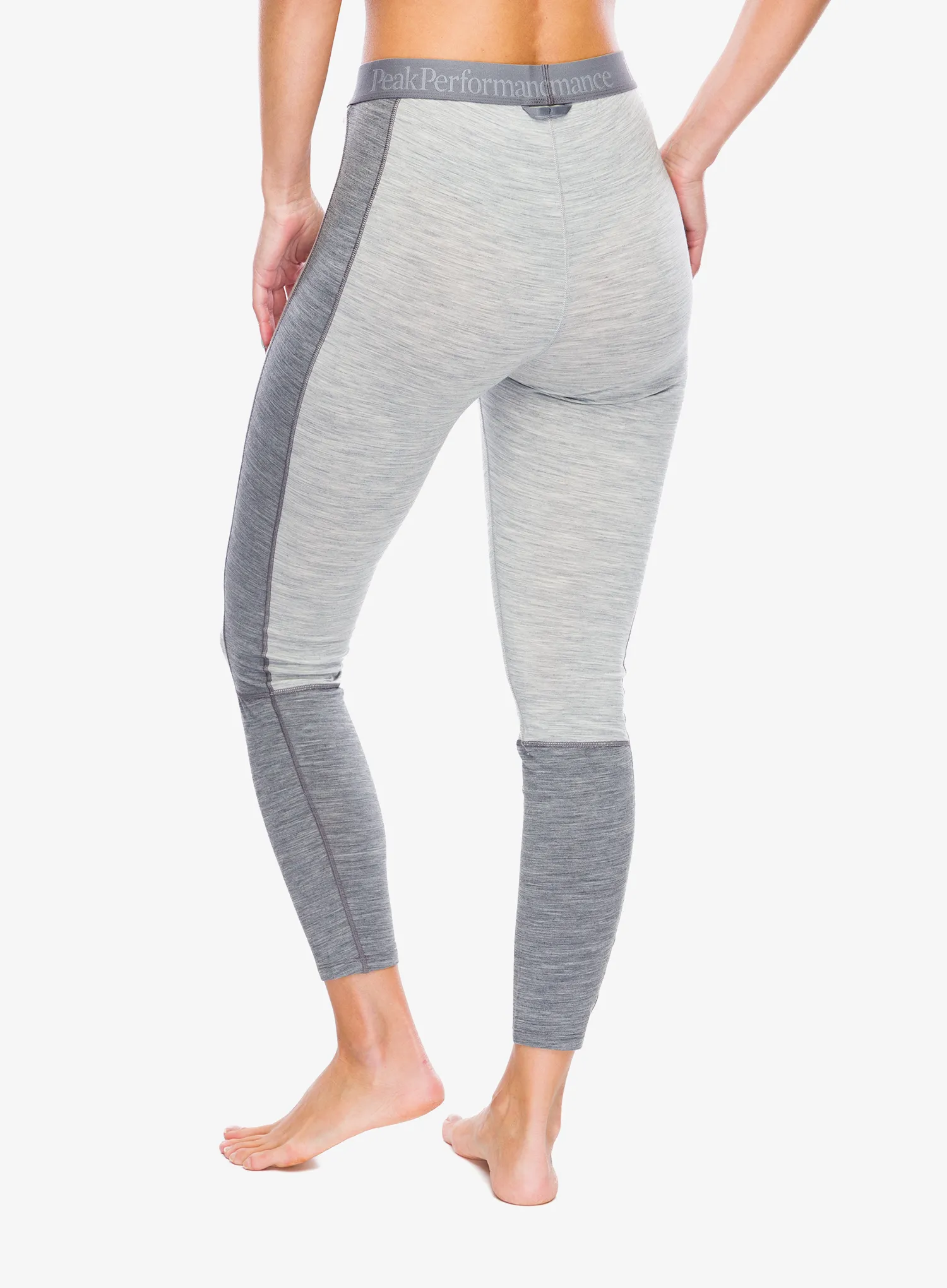 Colanti termici femei Peak Performance Magic Long John - med grey melange