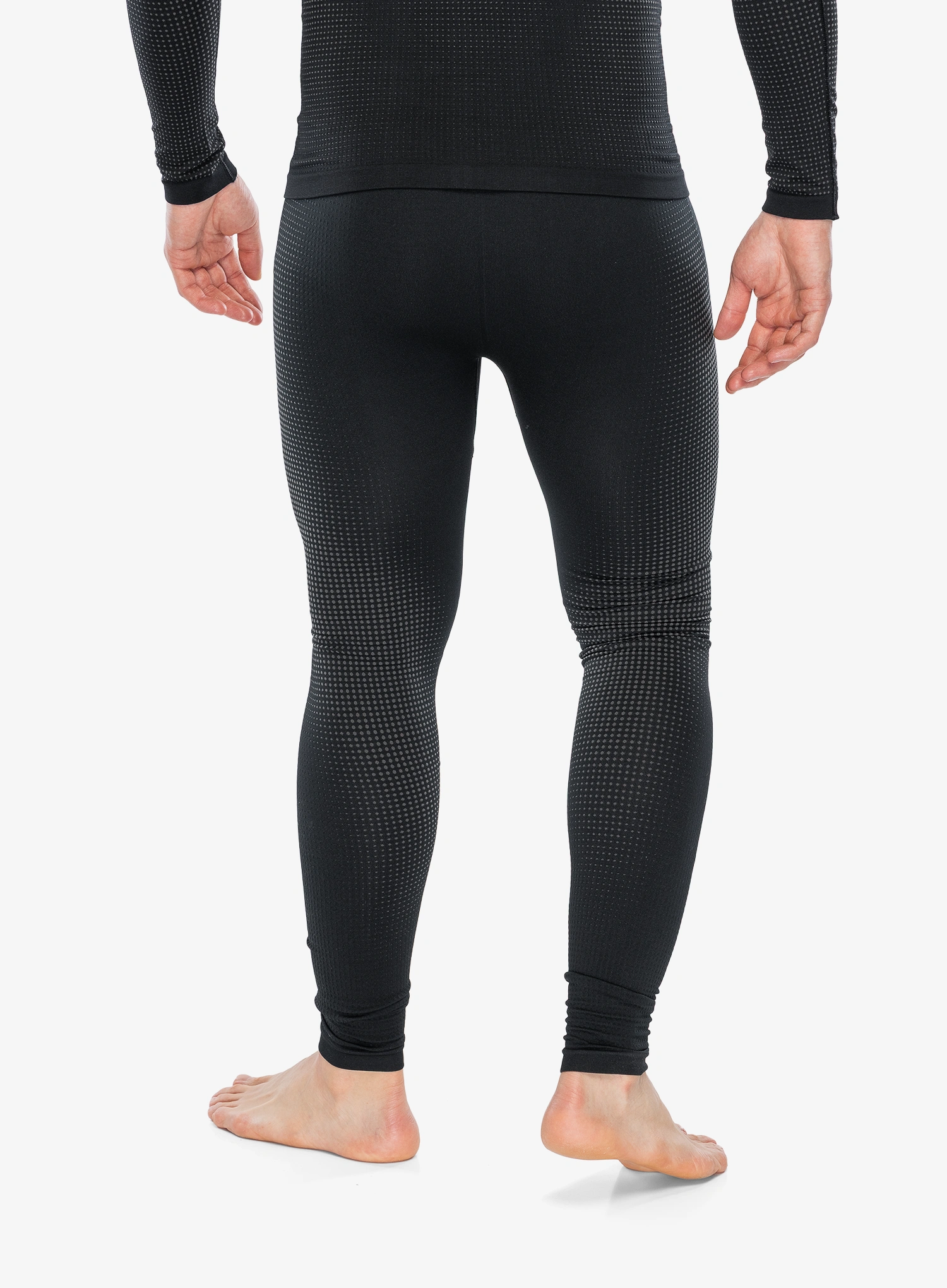 Colanti barbati Odlo Performance Warm BL Bottom Long - graphite grey