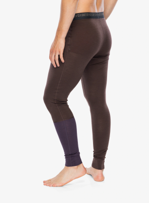 Colanti barbati Ortovox 185 Rock N Wool Long Pants - dark chestnut