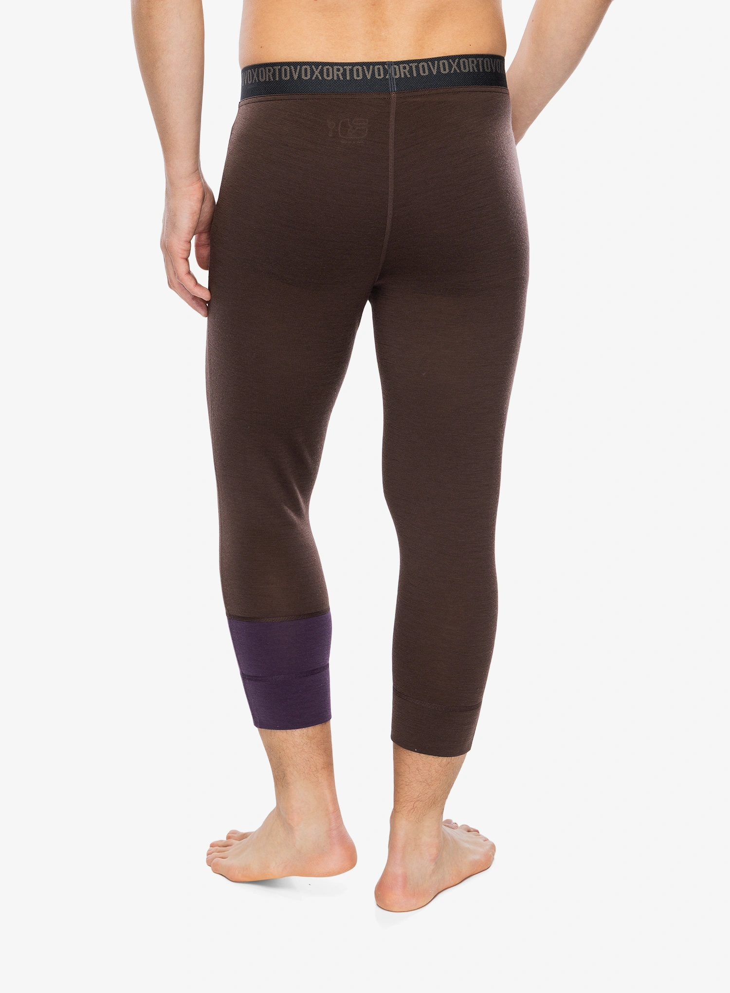 Colanti barbati Ortovox 185 Rock N Wool Short Pants - dark chestnut