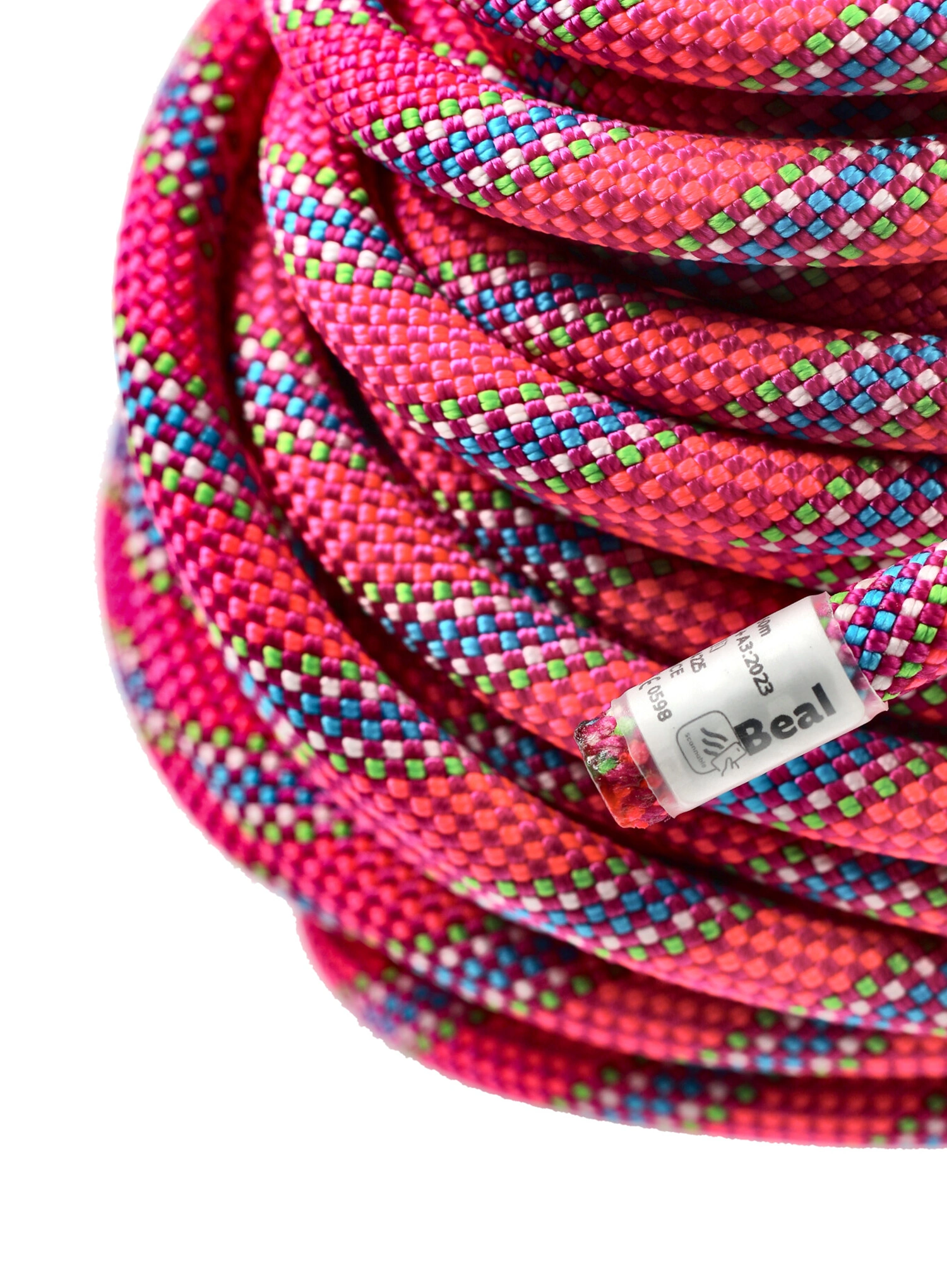Coarda dinamica Beal Tiger Unicore 10 mm x 60 m Dry Cover - fuchsia