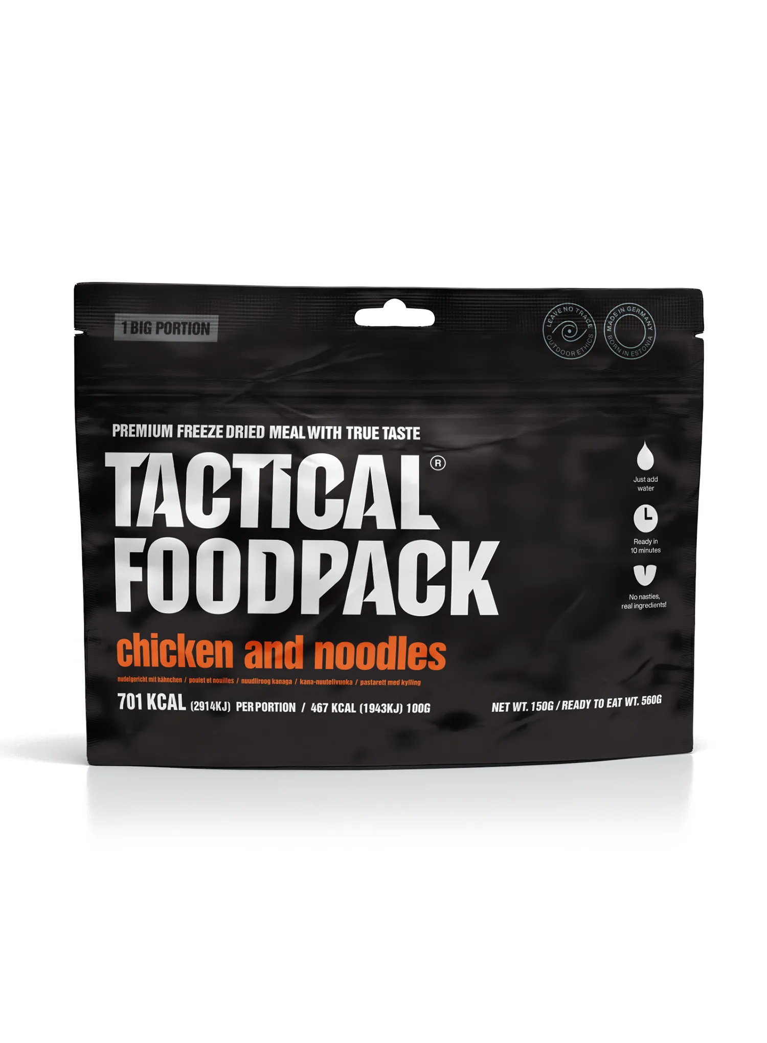 Liofilizata Tactical Foodpack Mâncarica cu pui și tăiței 560 g