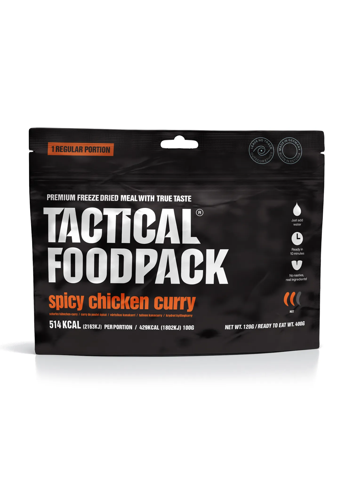 Liofilizat Tactical Foodpack Curry de pui picant 400 g