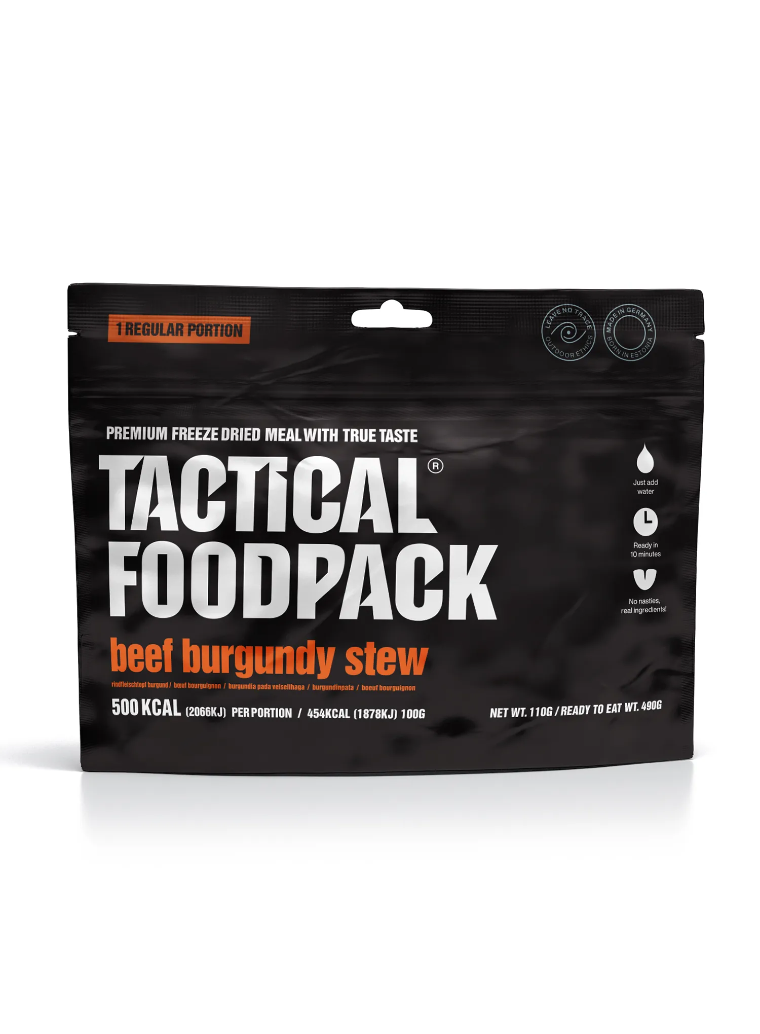 Liofilizat Tactical Foodpack Carne de vită Burgundy 490 g