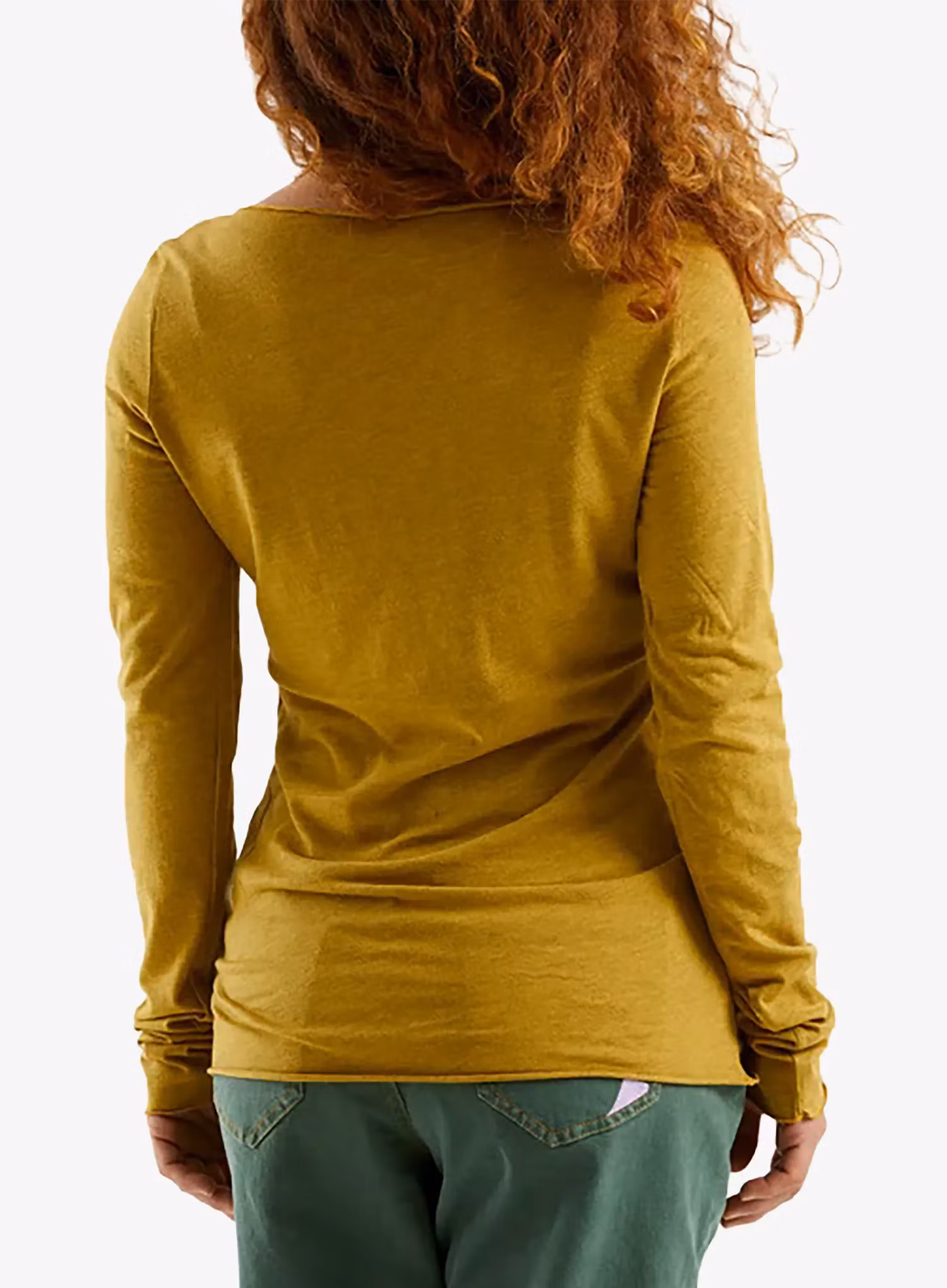 Bluza cu maneca lunga femei E9 Sibilla - curry