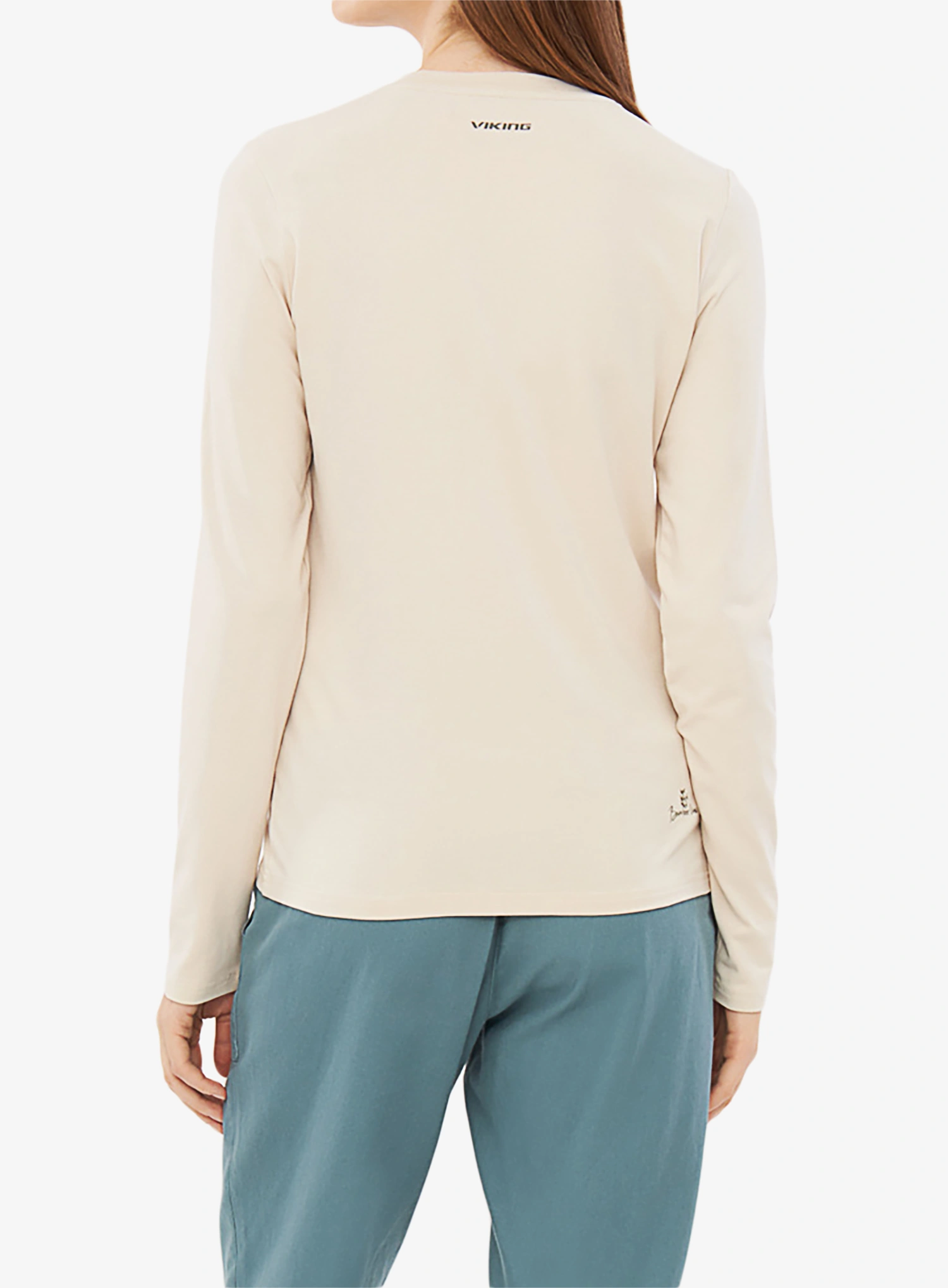 Bluza cu maneca lunga femei Viking Escalante Bamboo - beige