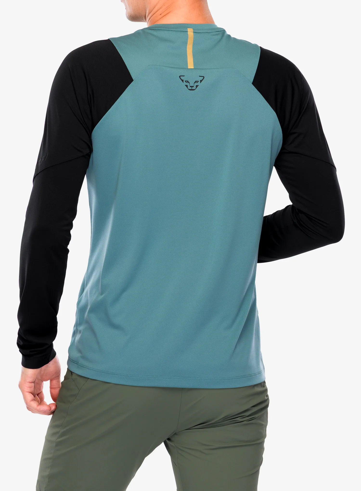 Tricou maneca lunga Dynafit Transalper L/S Tee - atlantic/black out