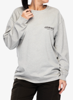 Tricou maneca lunga Gramicci Original Freedom LS Tee - pigment slate